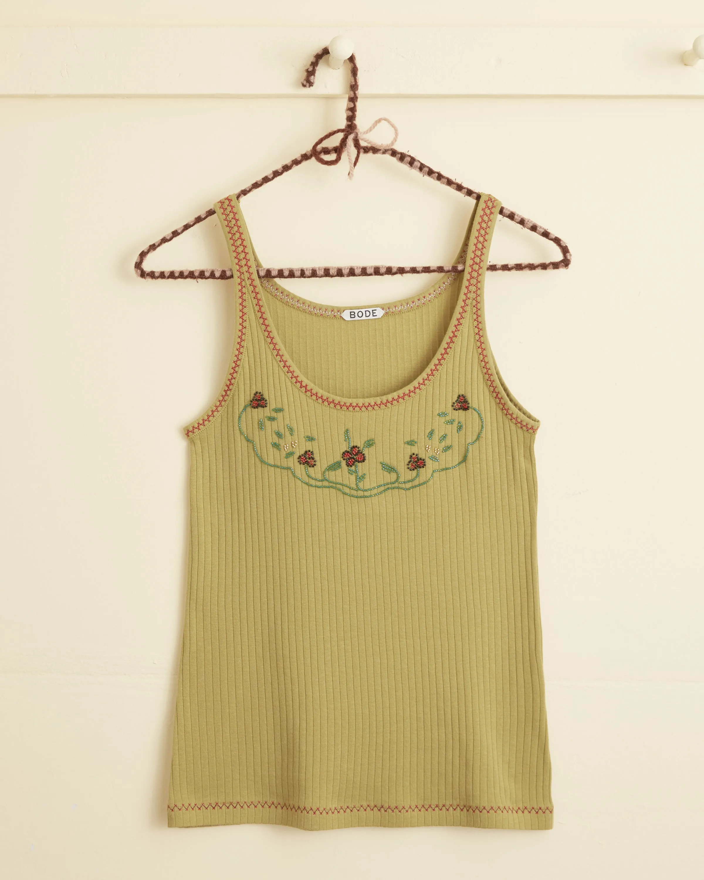 Beaded Dahlia Tank sold by BODE product image thumbnail 4