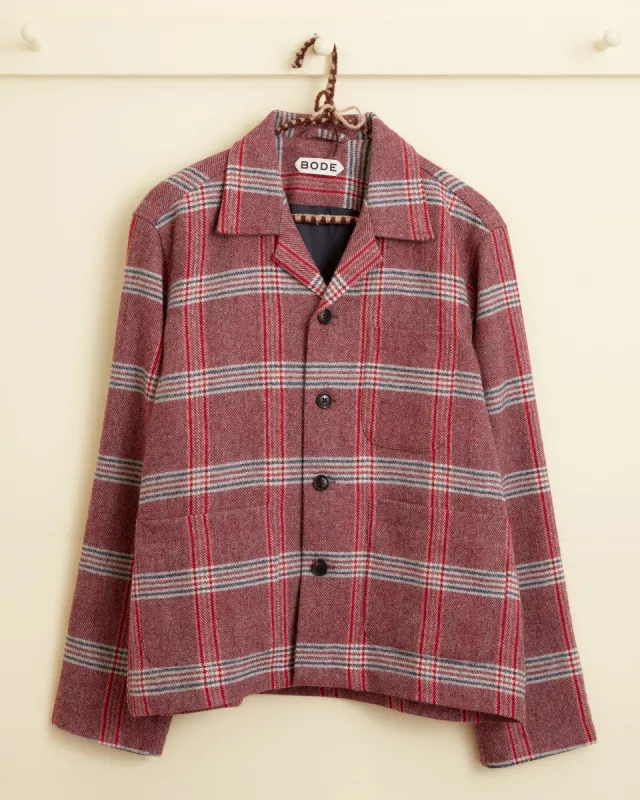 Lawes Plaid Overshirt - S made by BODE