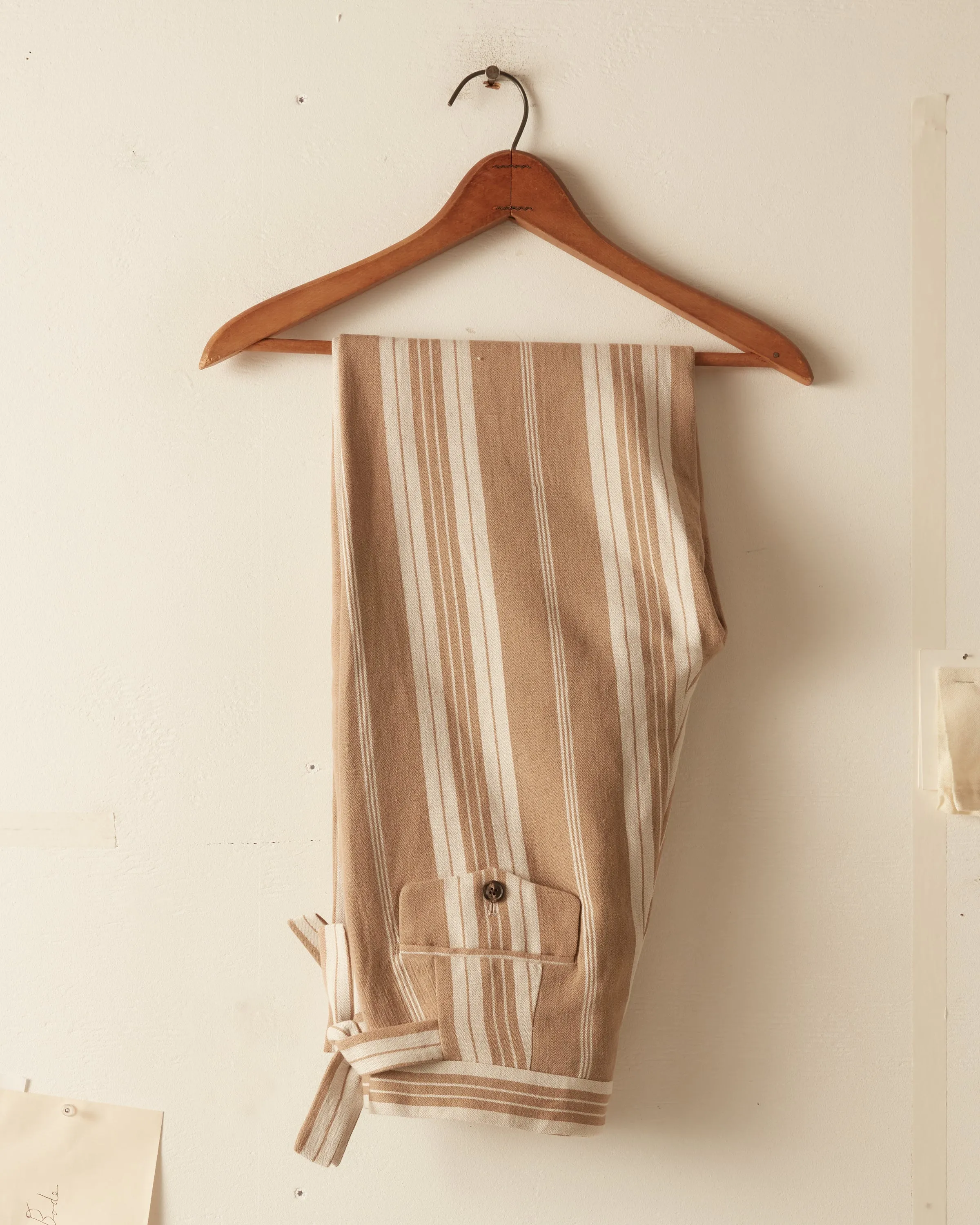 Desert Stripe Trousers sold by BODE