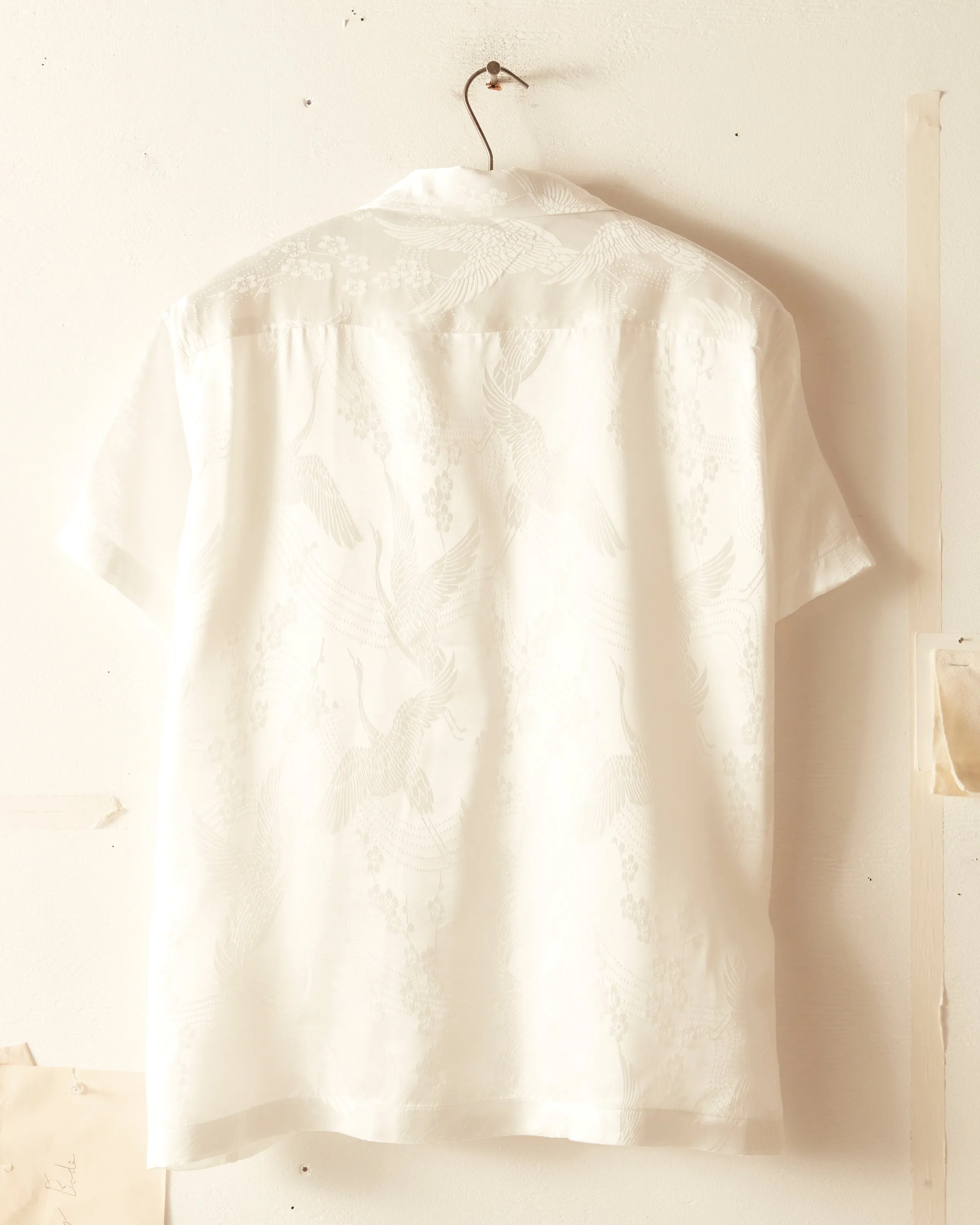 Ivory Cloud Short Sleeve Shirt sold by BODE product image thumbnail 3