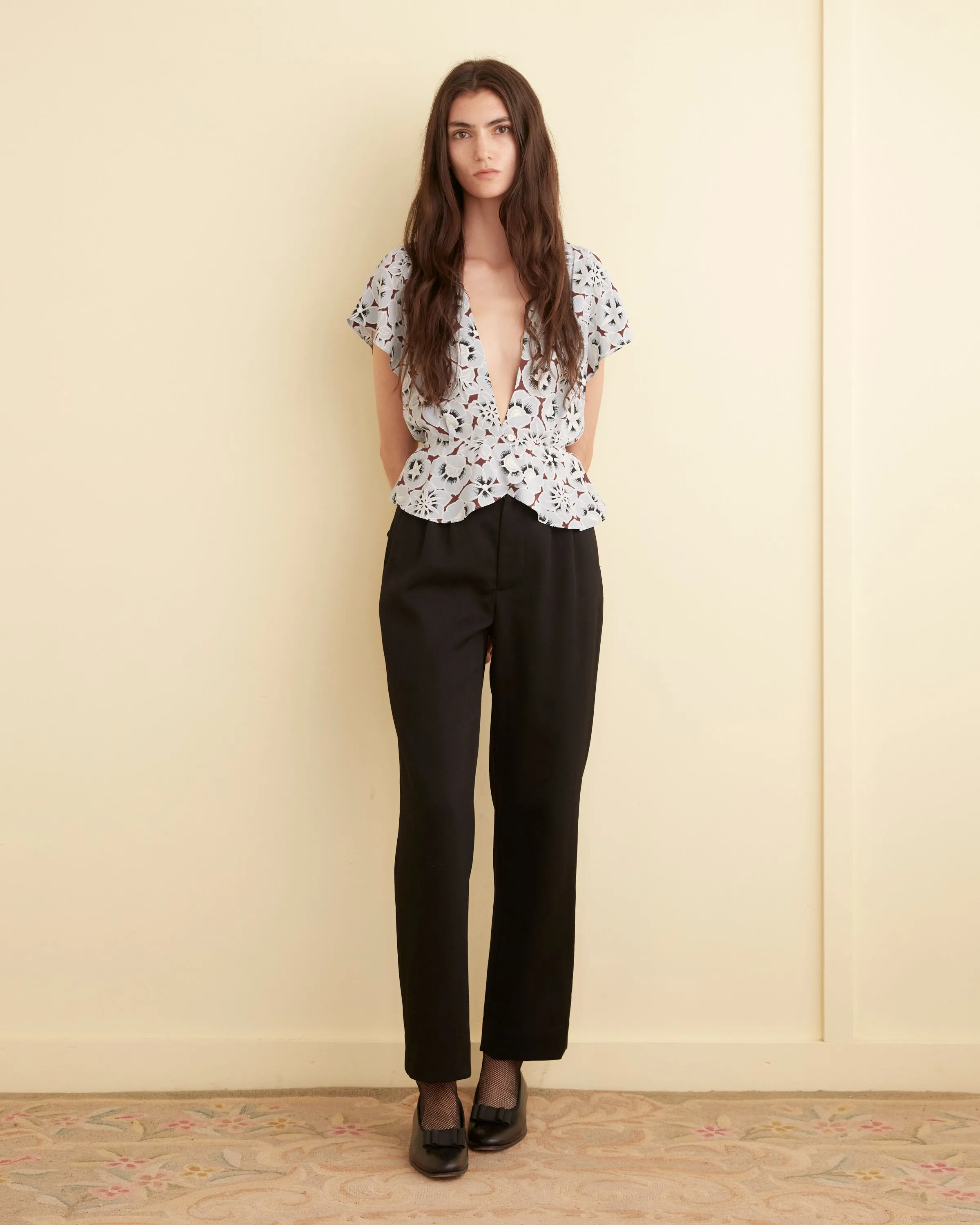 Blue Vanilla Top sold by BODE