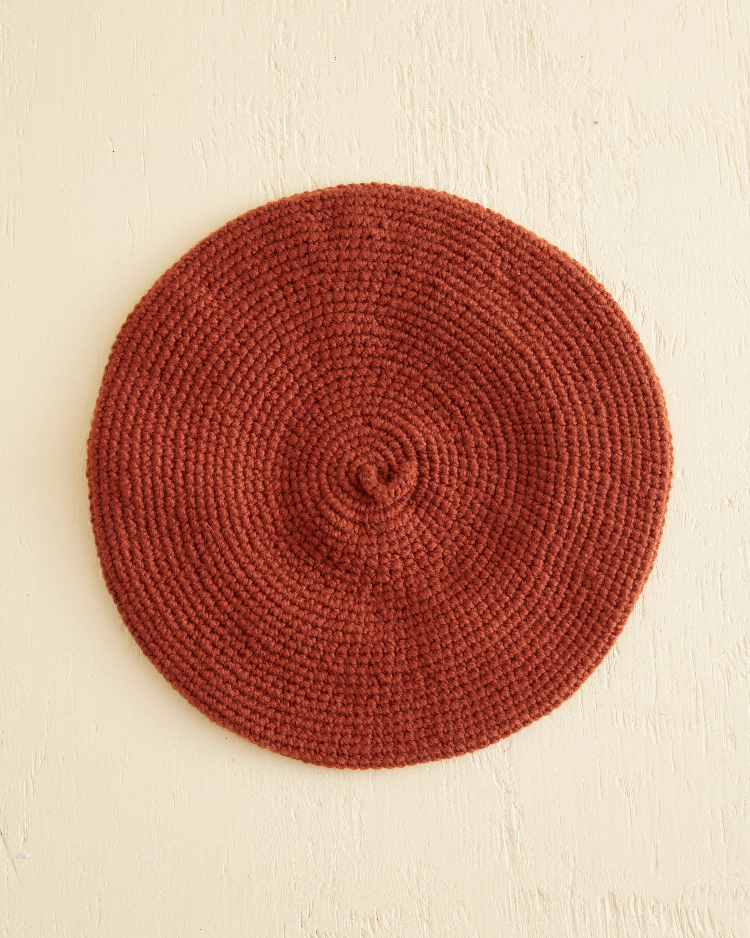 Crochet Beret - Tobacco sold by BODE