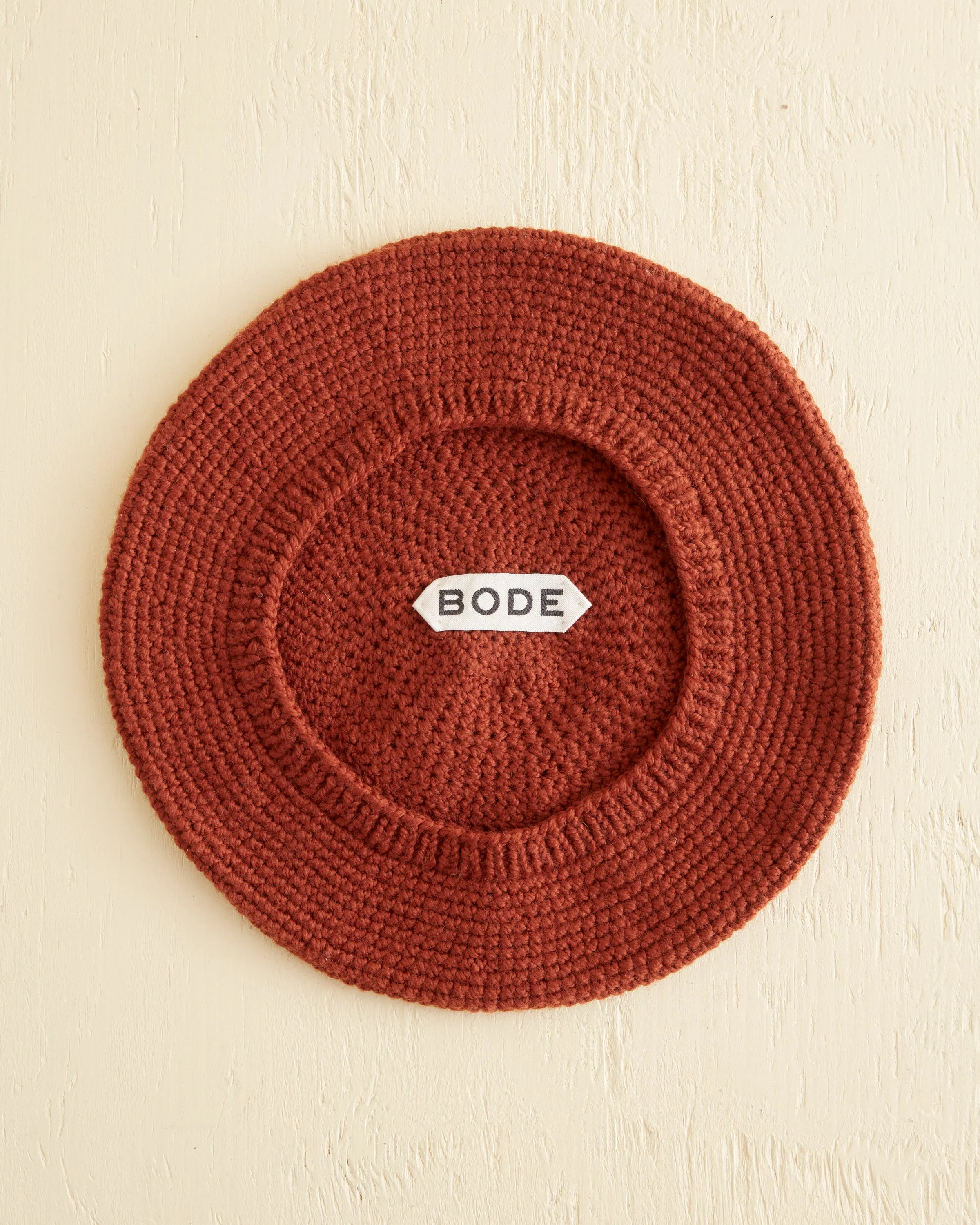 Crochet Beret - Tobacco sold by BODE product image thumbnail 2