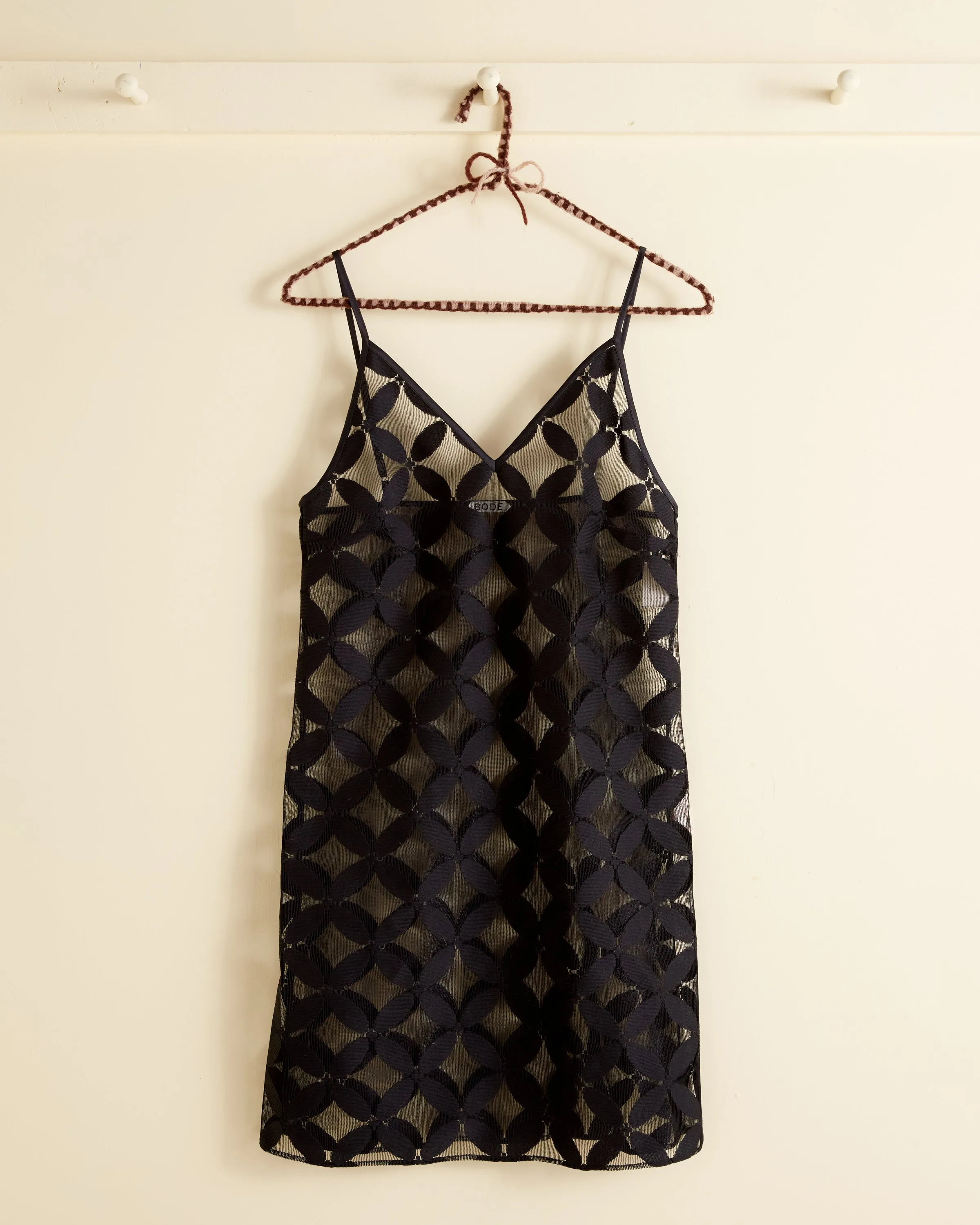 Charcoal Poppy Seed Dress sold by BODE