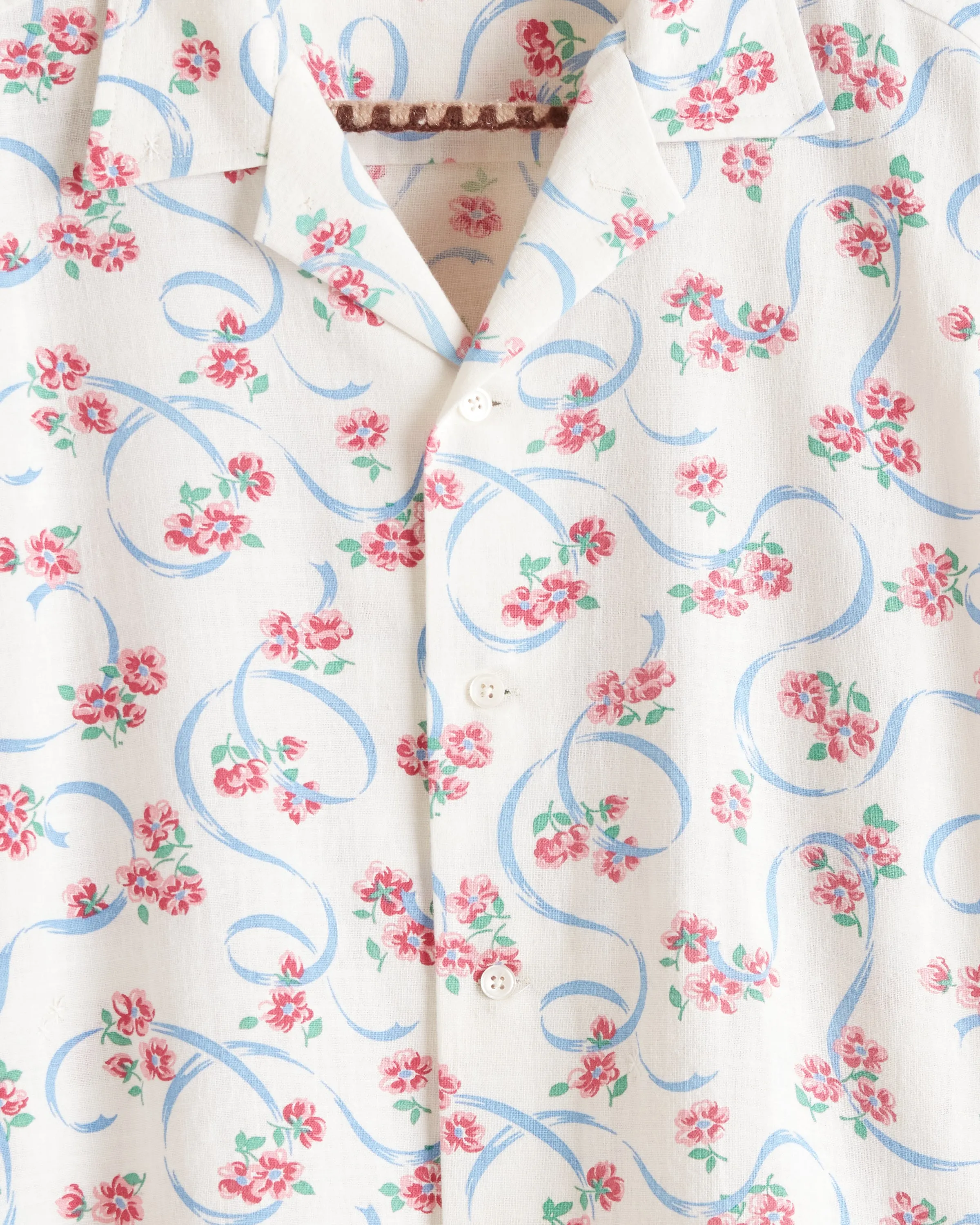 Geranium Streamer Long Sleeve Shirt - S/M sold by BODE product image thumbnail 2