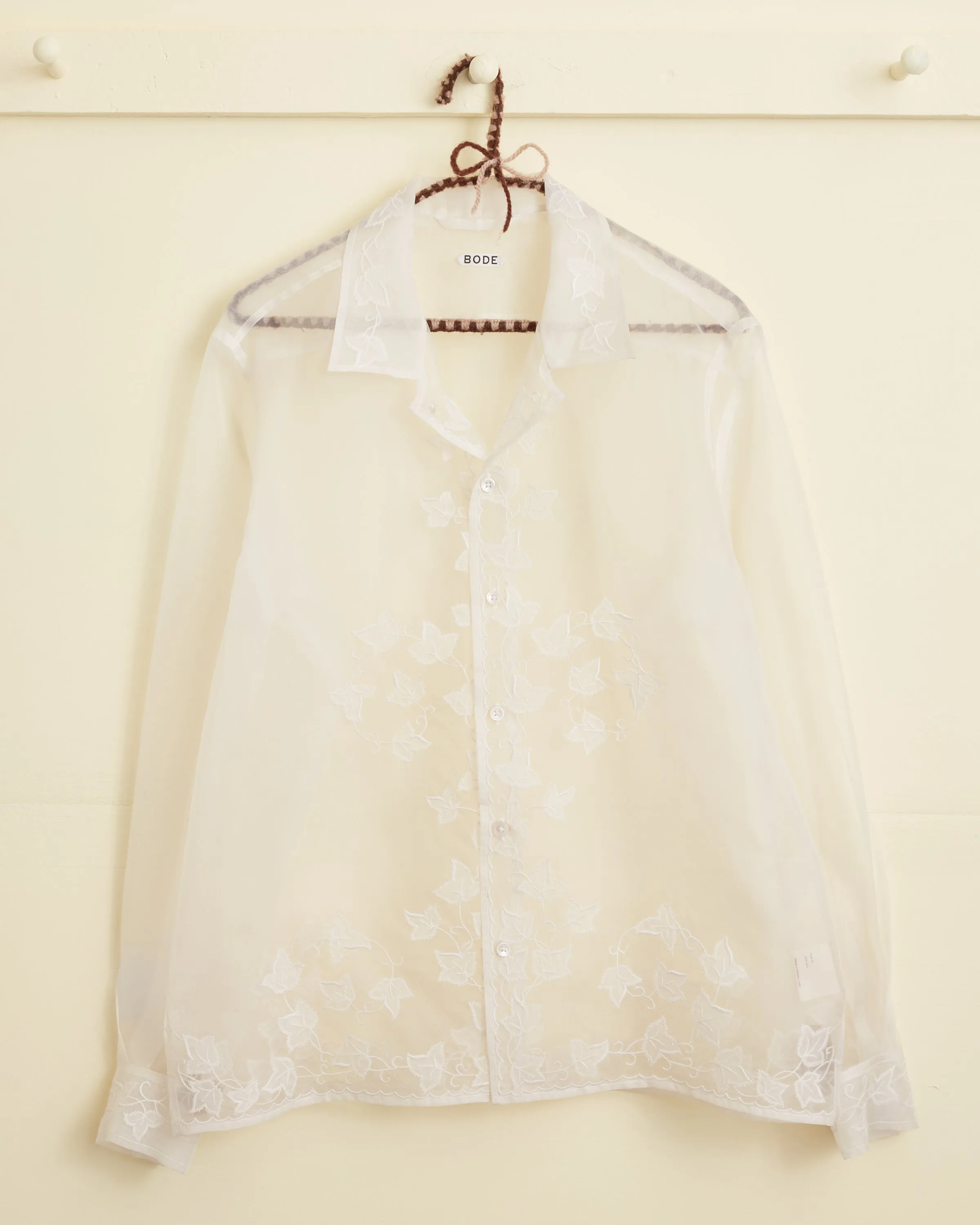 Ivy Appliqué Long Sleeve Shirt sold by BODE product image thumbnail 4