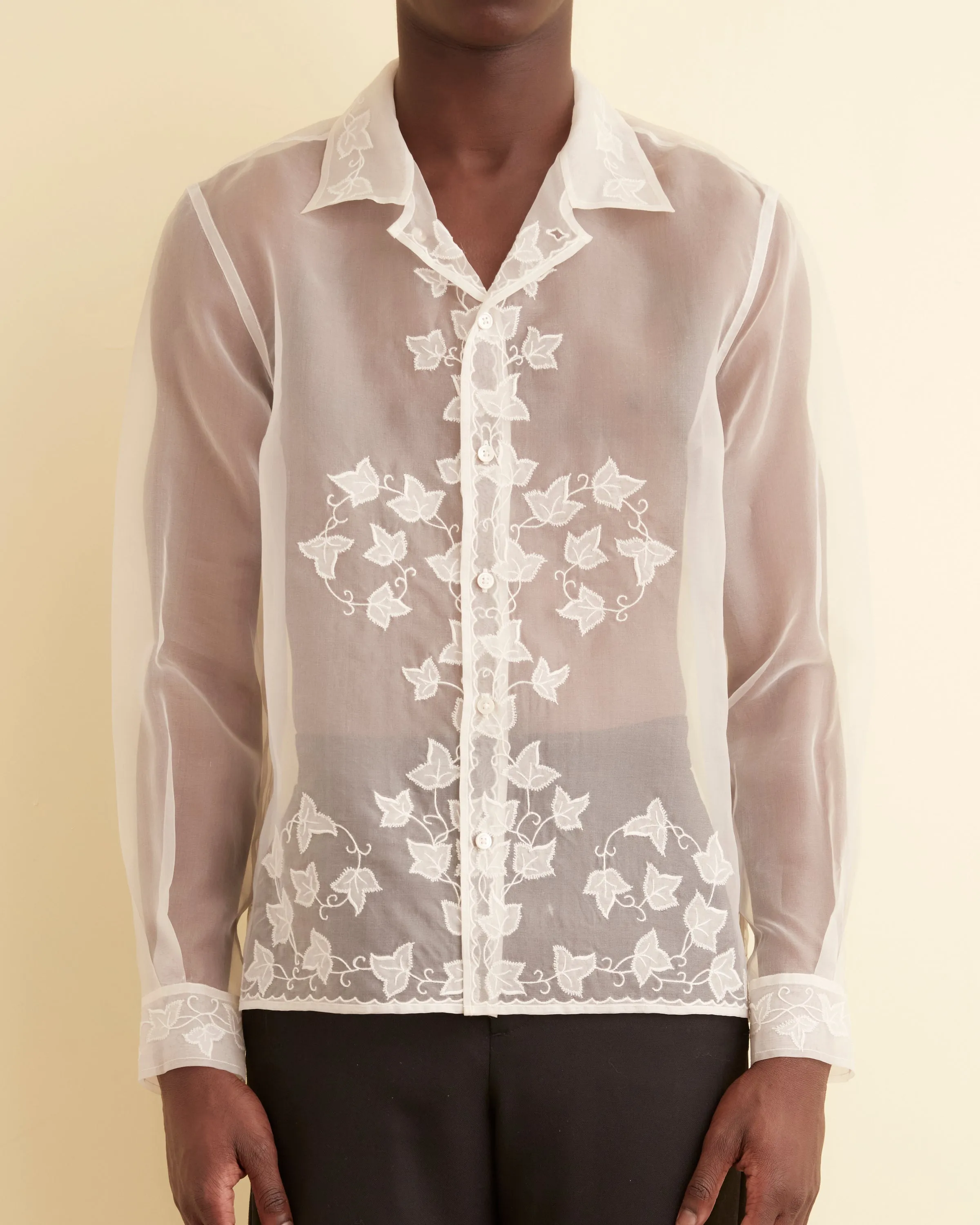 Ivy Appliqué Long Sleeve Shirt sold by BODE product image thumbnail 2