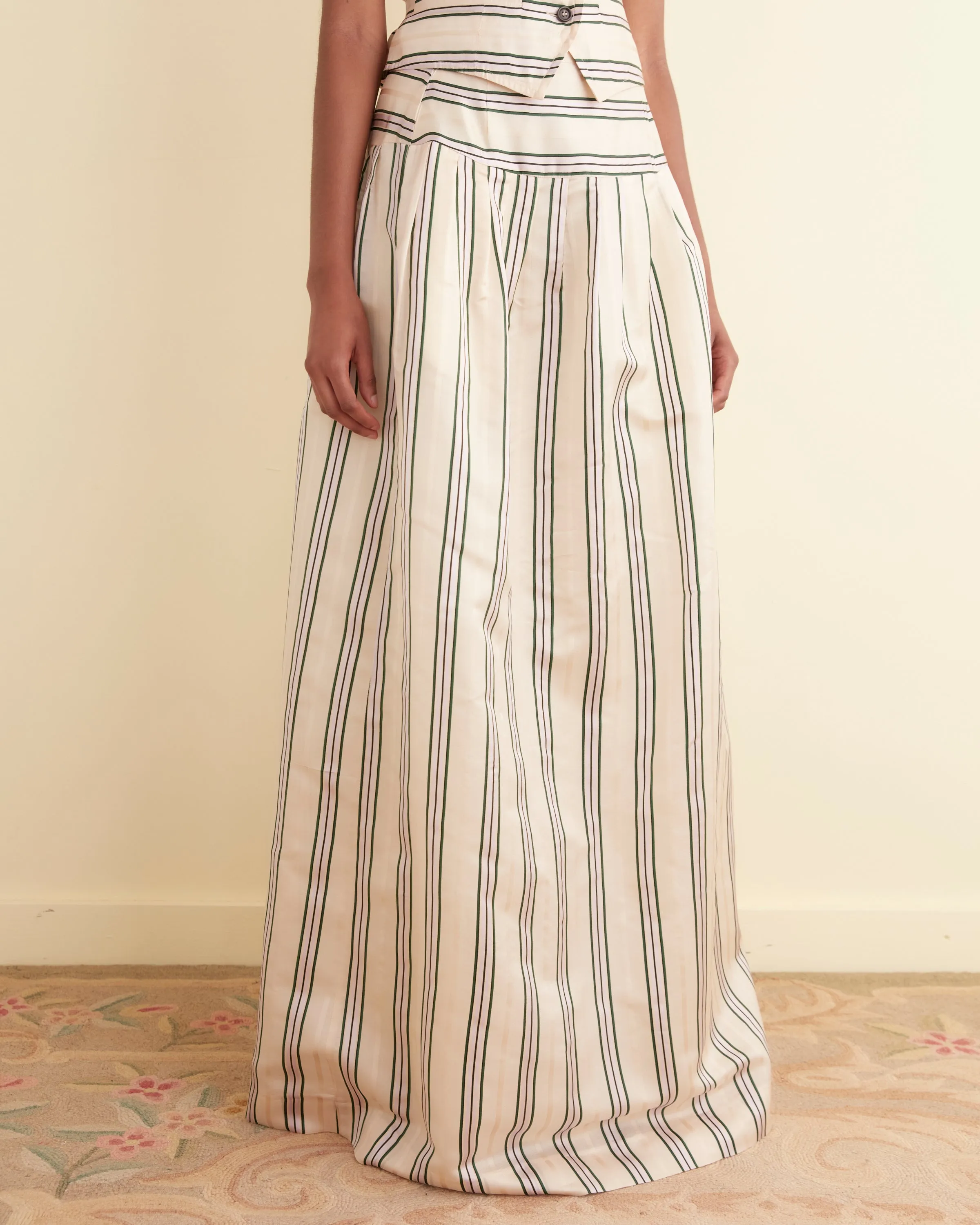 Antique Stripe Stowe Skirt sold by BODE product image thumbnail 2