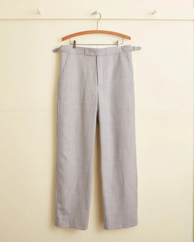 Argent Stripe Trousers - 31 sold by BODE