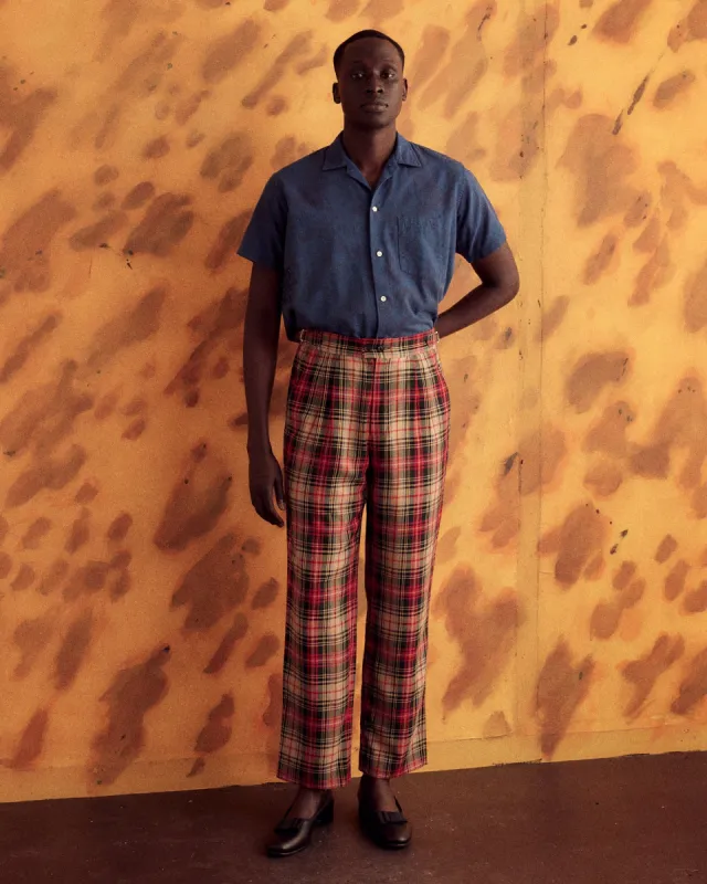 Truro Plaid Trousers sold by BODE