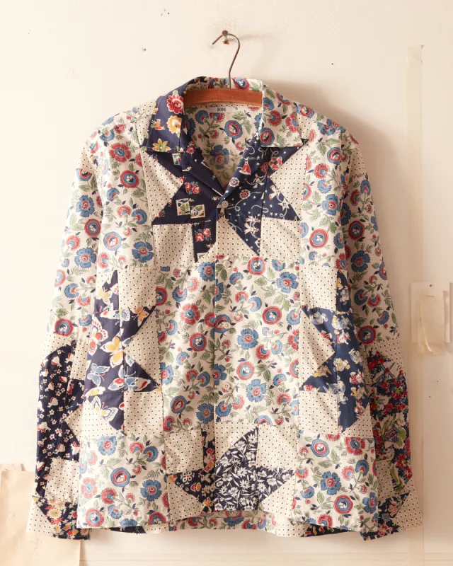 Flower Star Quilt Shirt - S/M sold by BODE