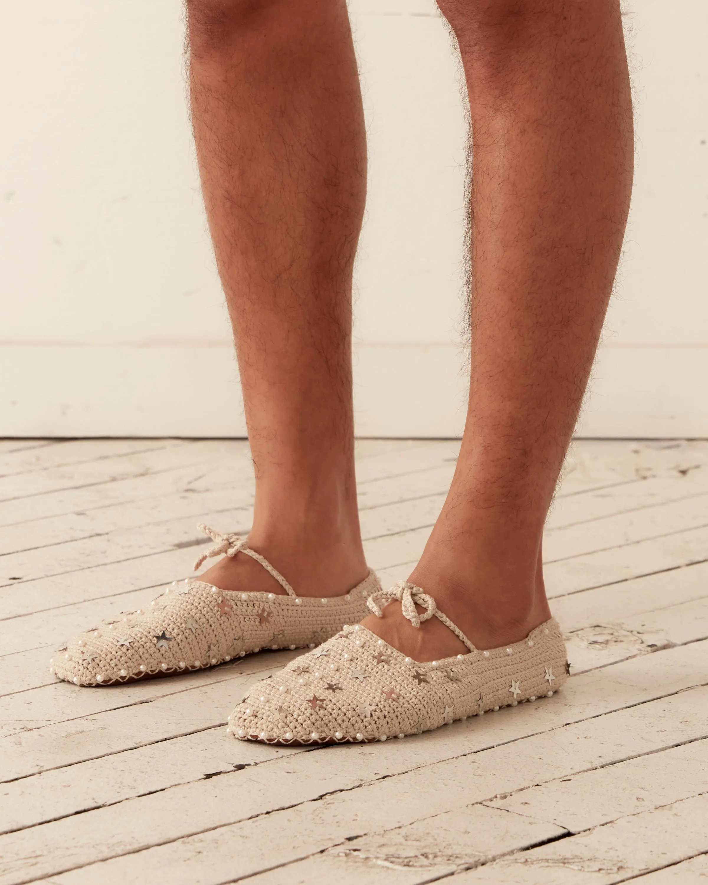 Silver Star Slippers sold by BODE product image thumbnail 4