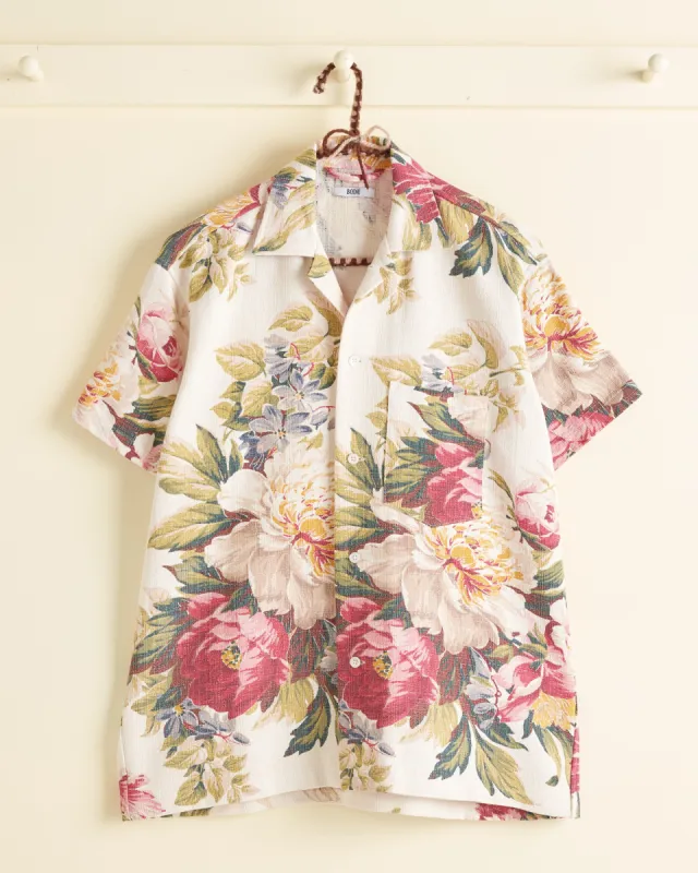 Carnation Rose Short Sleeve Shirt - XS/S made by BODE