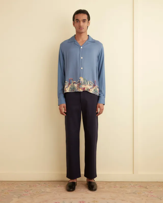 Ski Lift Long Sleeve Shirt made by BODE