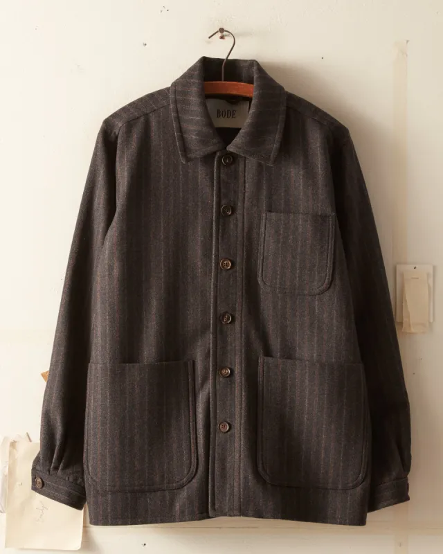 Catellabate Stripe Jacket - S/M sold by BODE