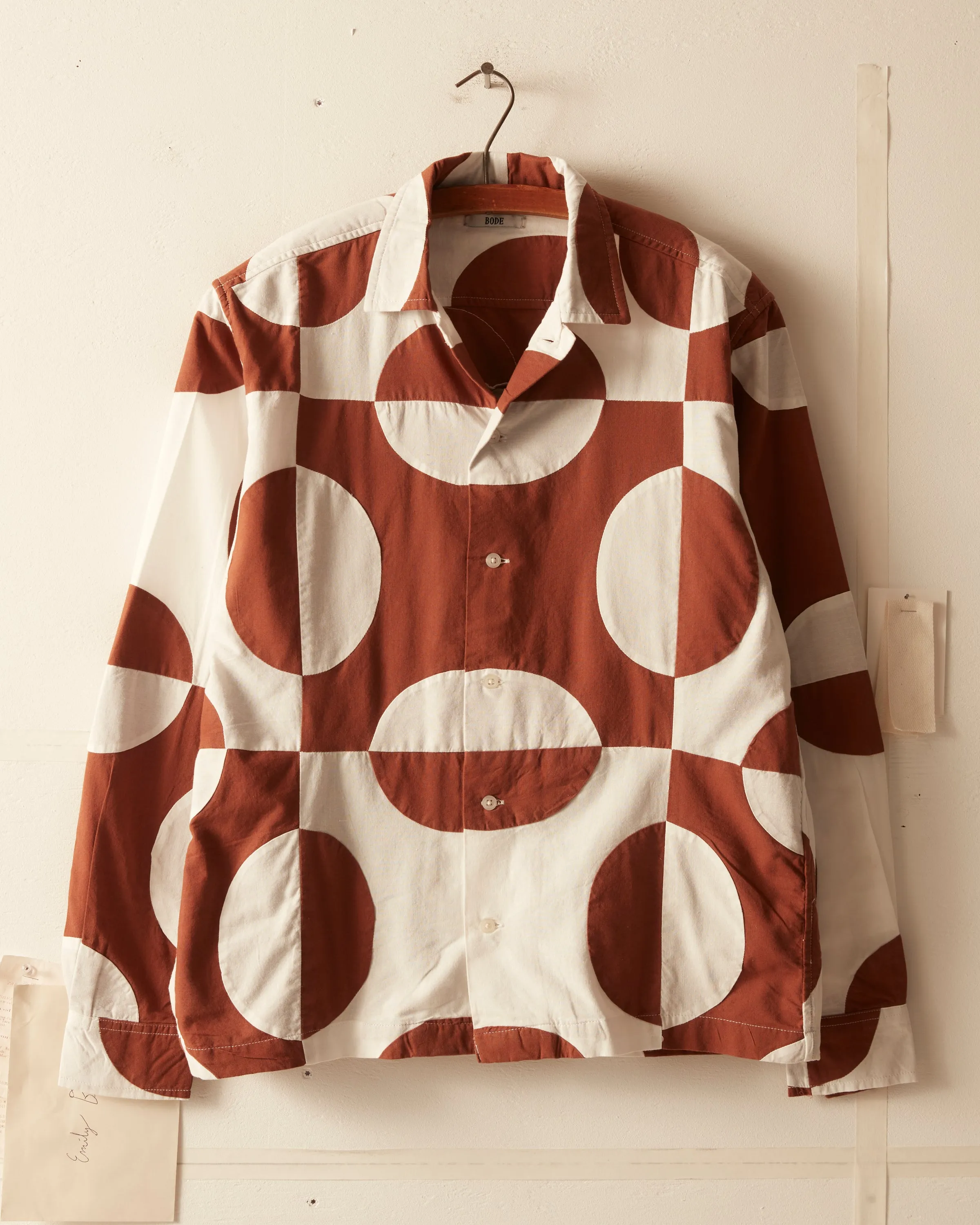 Duo Oval Patchwork Long Sleeve Shirt sold by BODE product image thumbnail 2