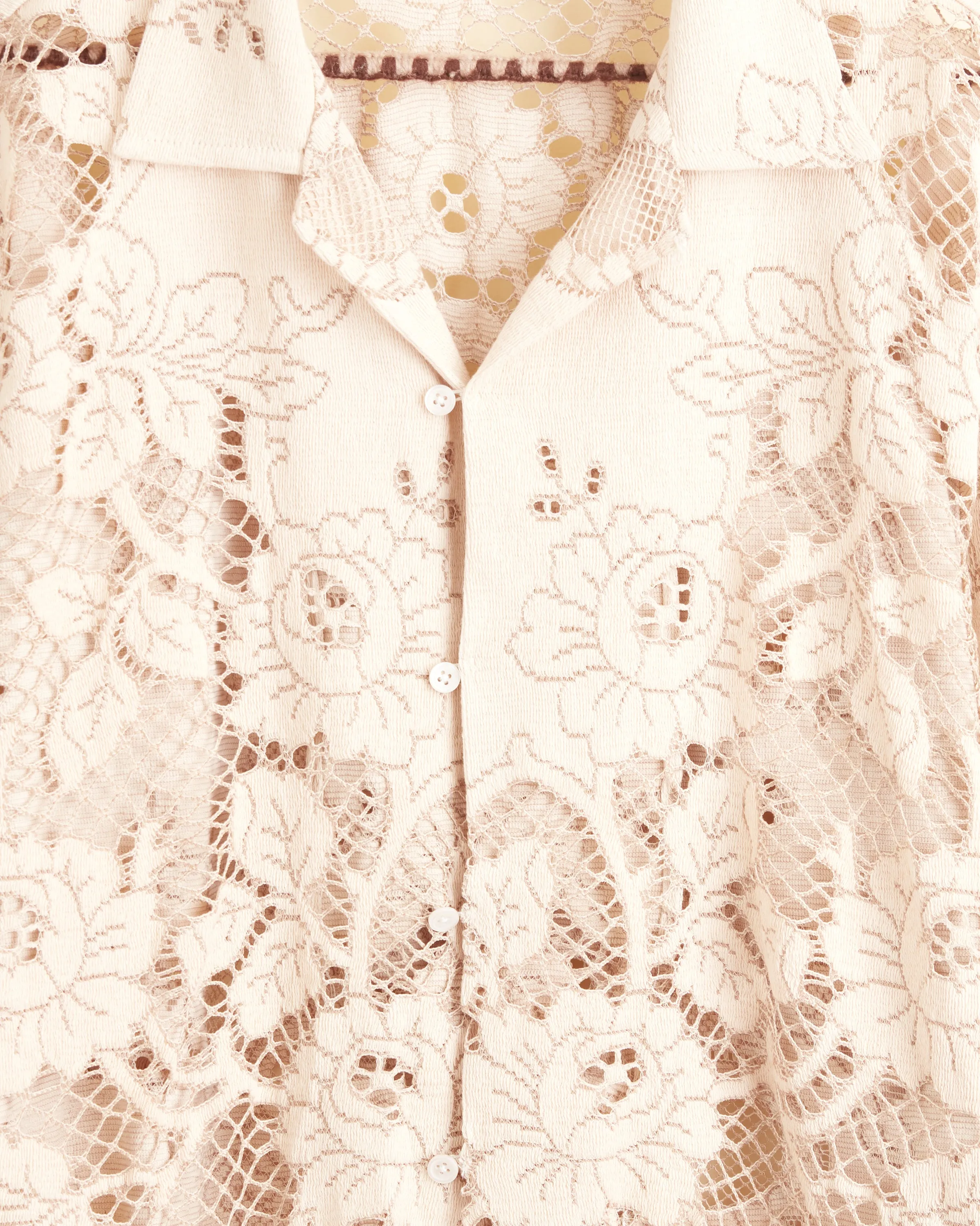 Wicker Rose Long Sleeve Shirt - M sold by BODE product image thumbnail 2