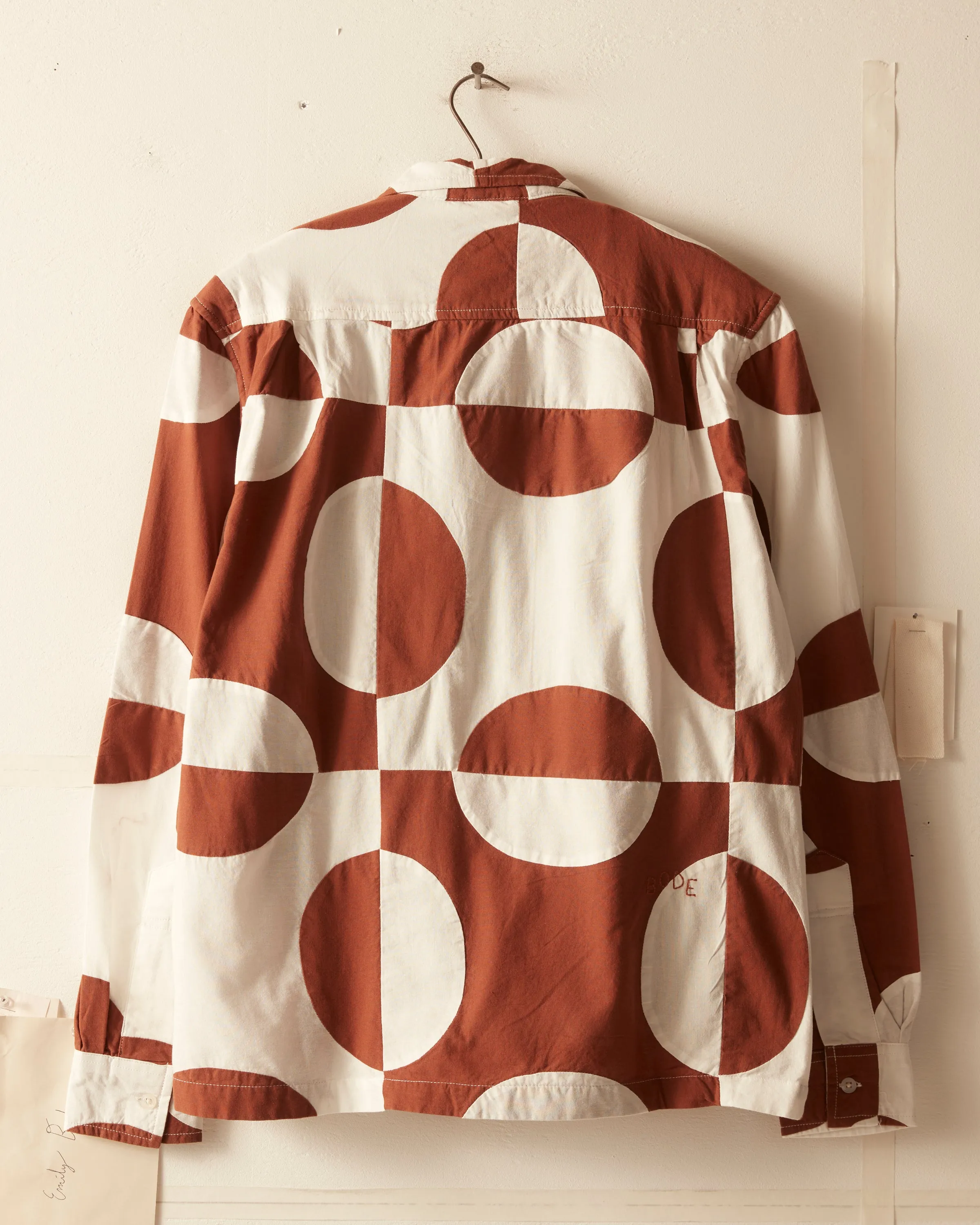 Duo Oval Patchwork Long Sleeve Shirt sold by BODE product image thumbnail 4