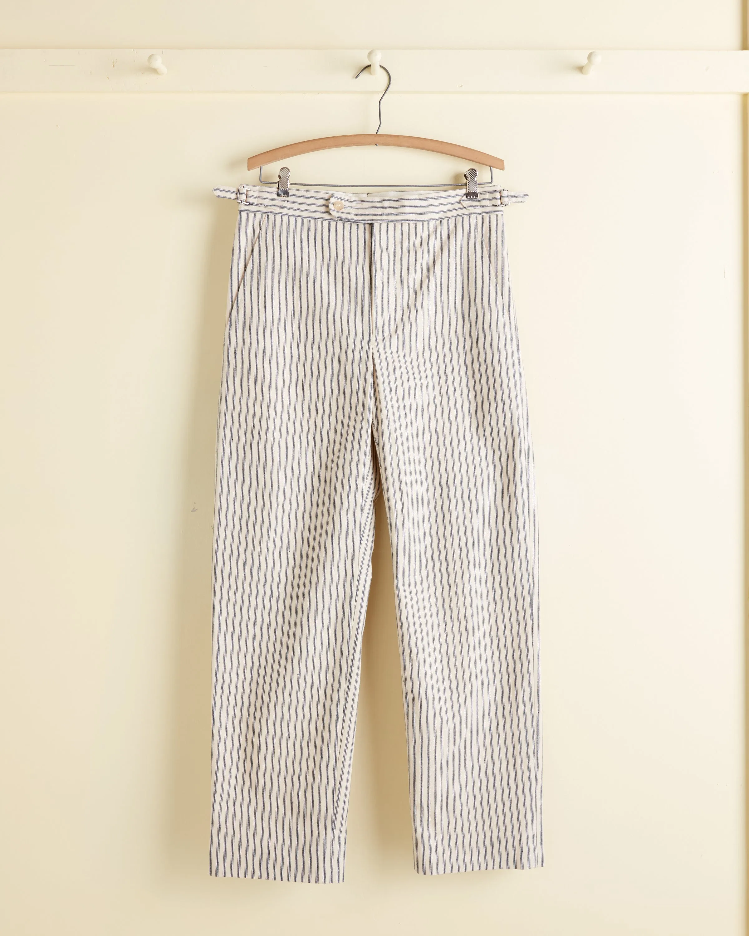 Ticking Cream Trousers sold by BODE product image thumbnail 2