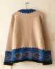 Cape Cod Cross Stitch Pullover - Tan sold by BODE