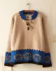 Cape Cod Cross Stitch Pullover - Tan sold by BODE