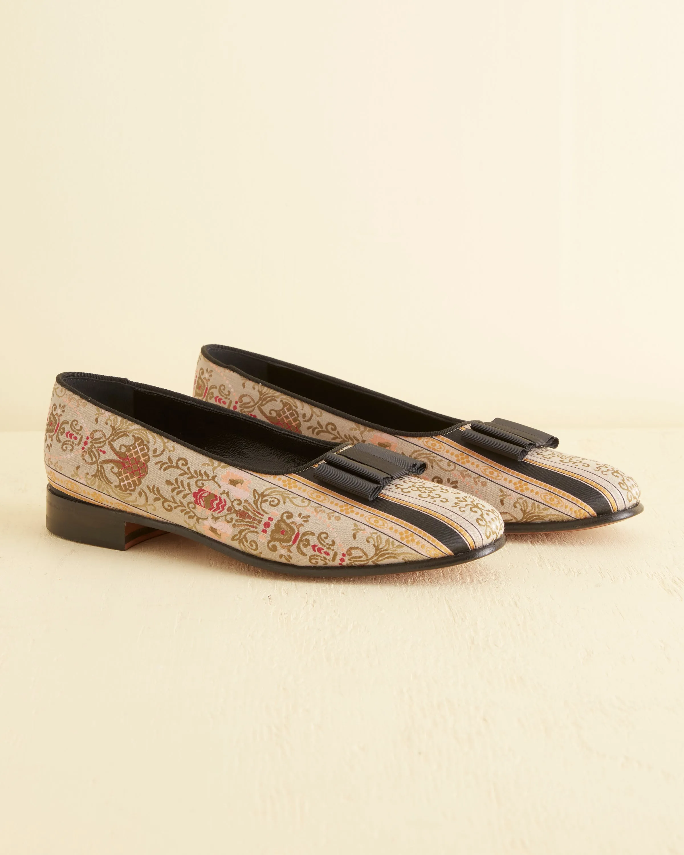 Floret Brocade Opera Pumps sold by BODE
