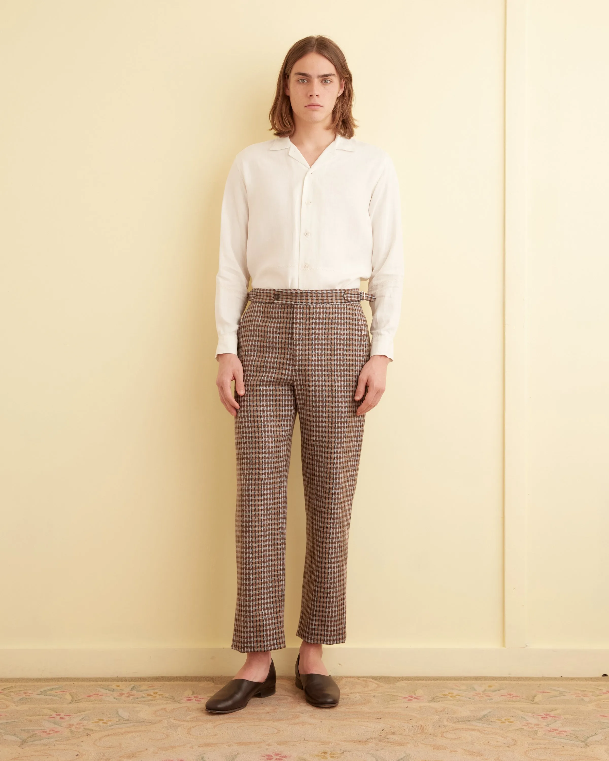 Marston Check Trousers sold by BODE