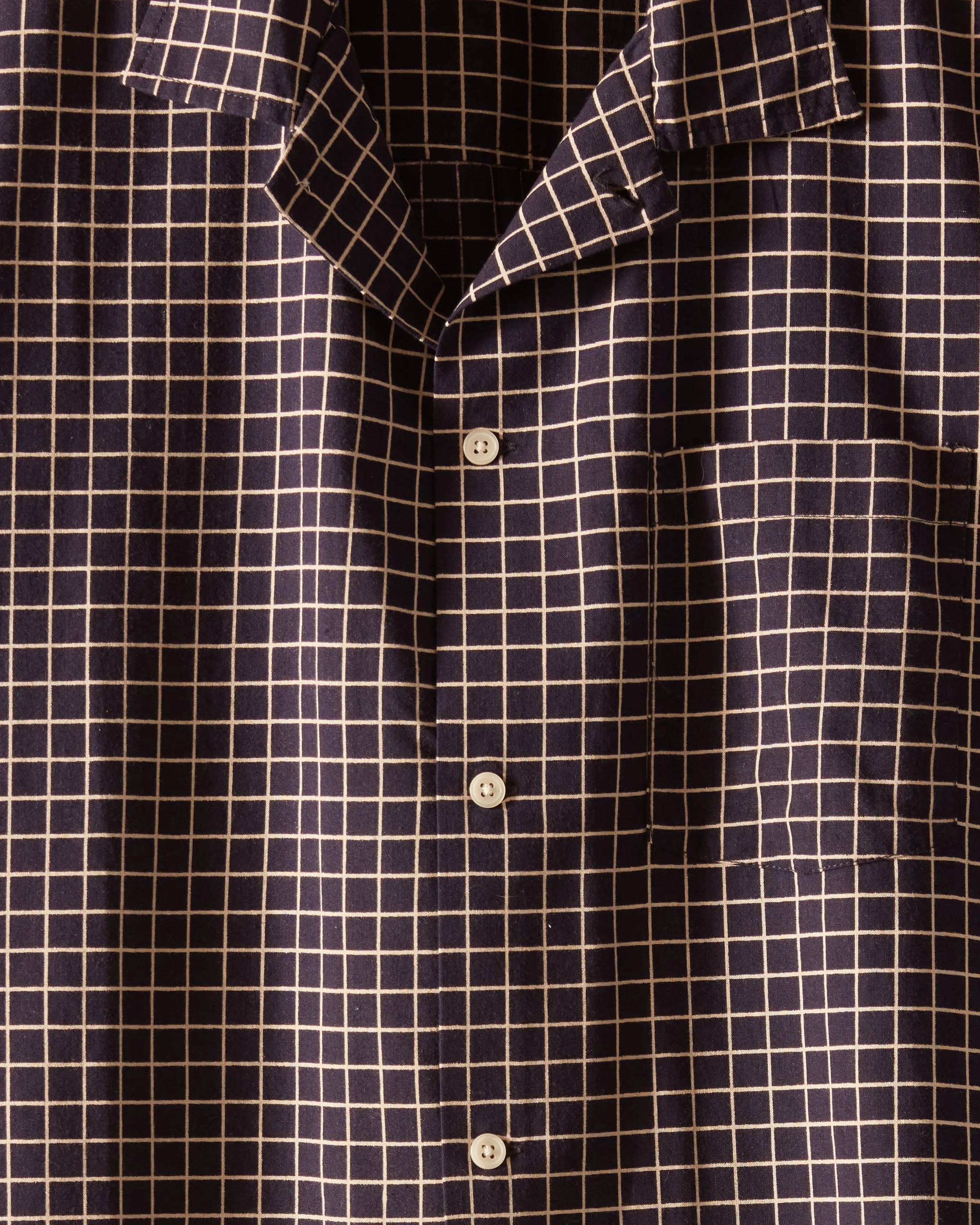 Midnight Grid Short Sleeve Shirt sold by BODE product image thumbnail 3