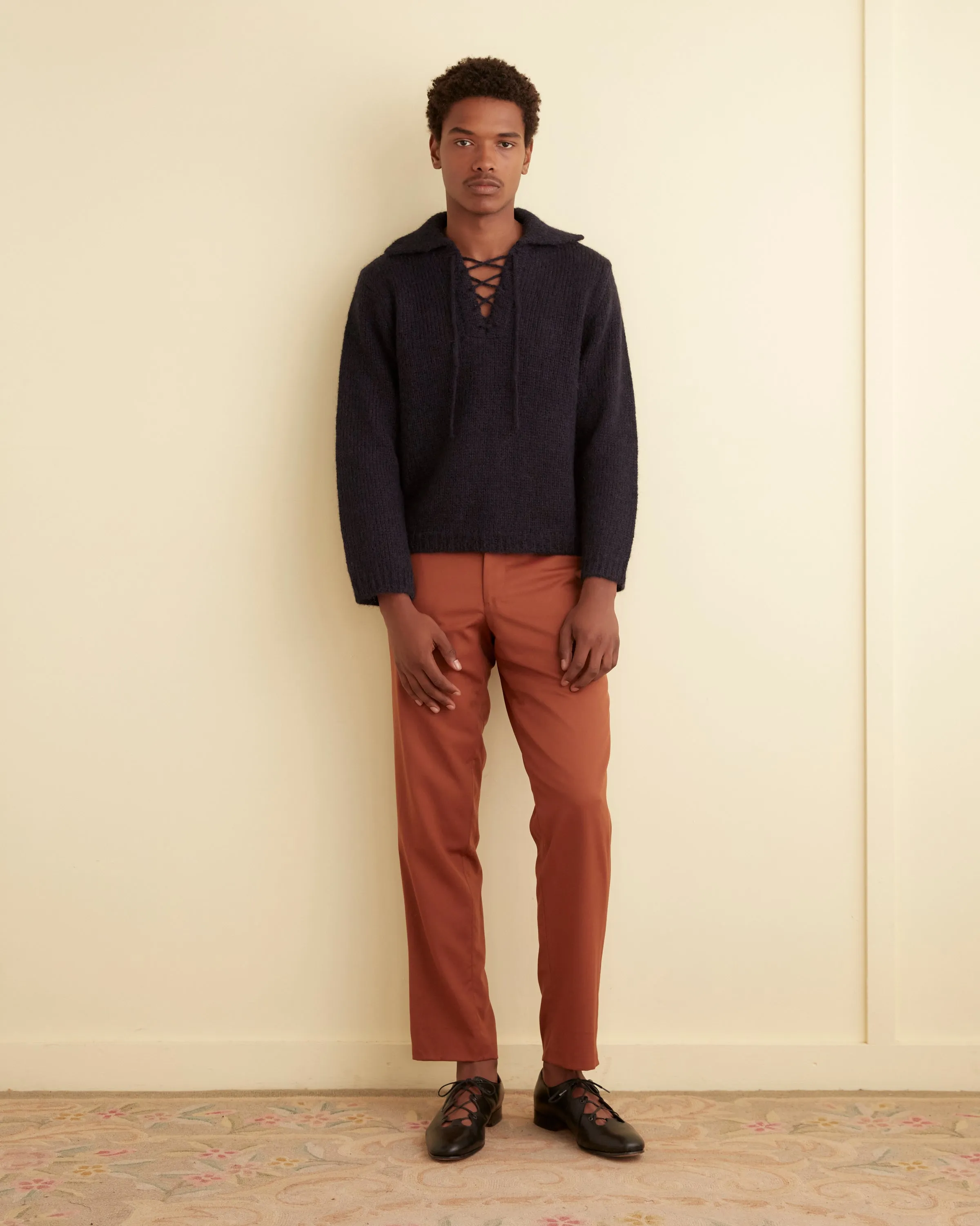 Alpine Pullover - Navy sold by BODE