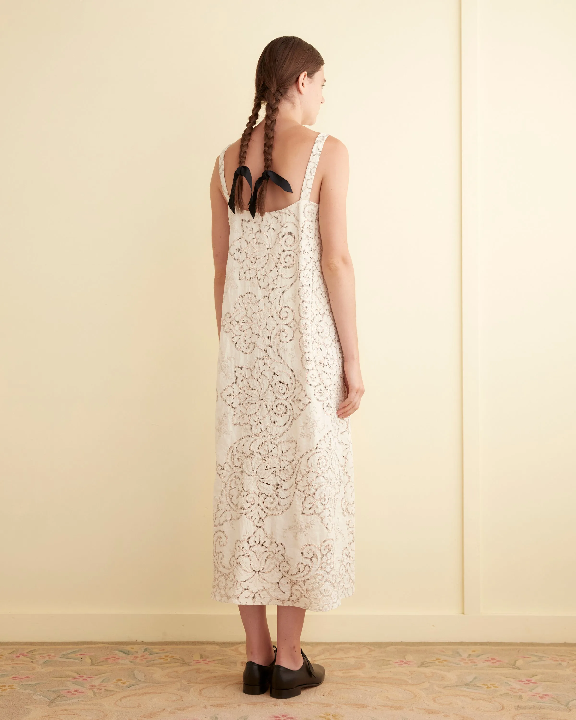 Lace Fence Dress sold by BODE product image thumbnail 3
