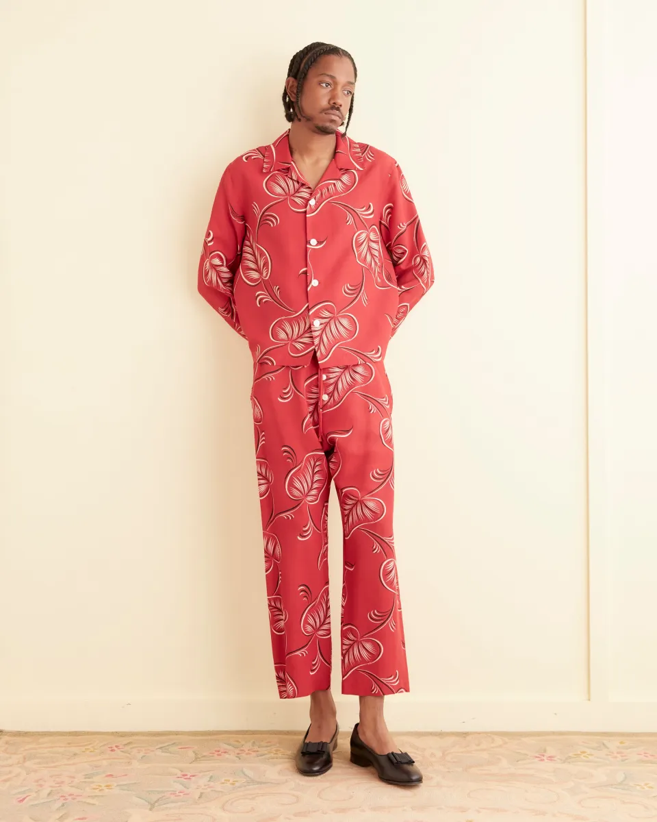 Creeping Begonia Pajama Pants sold by BODE