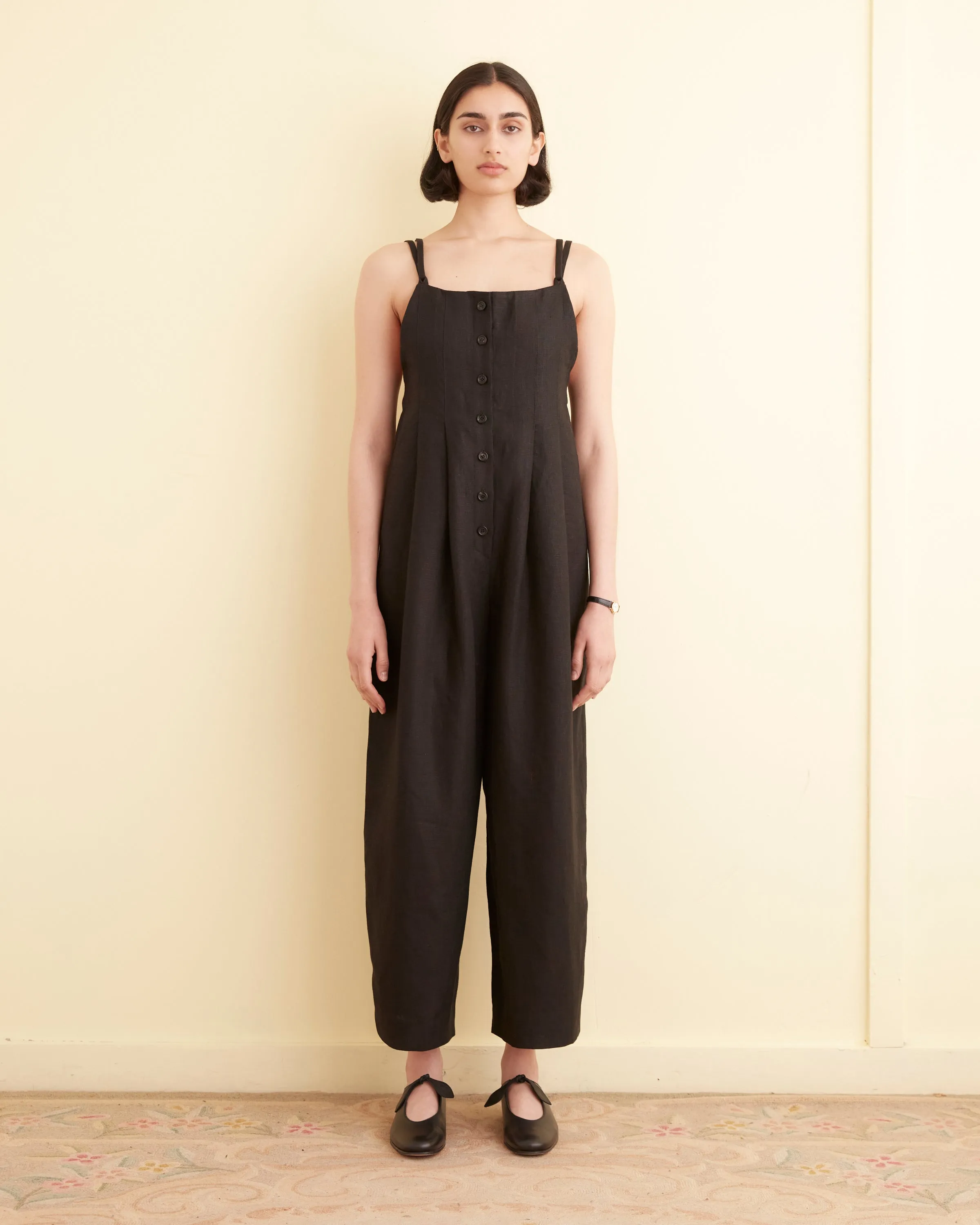 Linen Gardner Jumpsuit sold by BODE