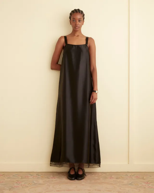 Lace Hem Column Gown sold by BODE