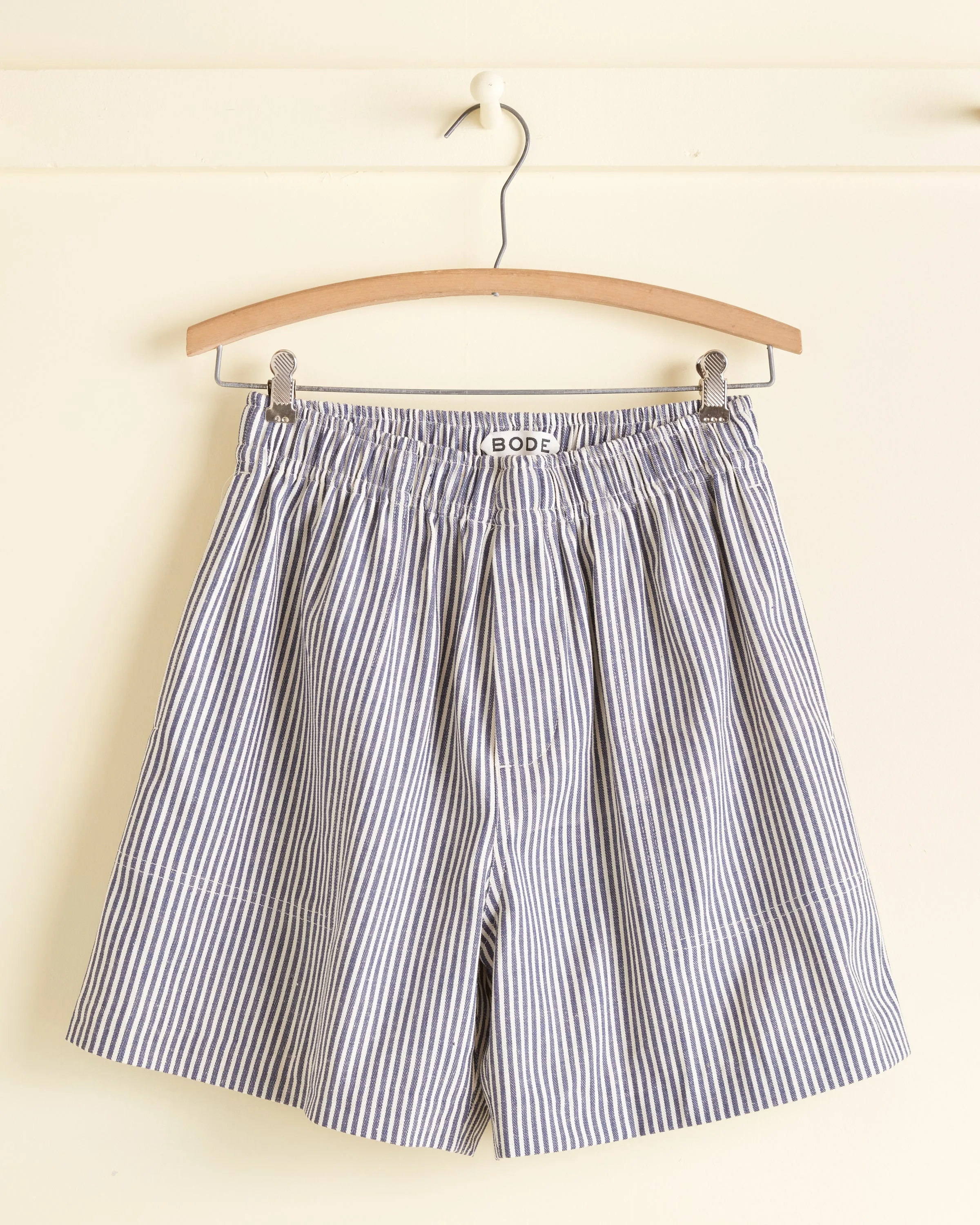 Ticking Rope Stripe Shorts - M sold by BODE