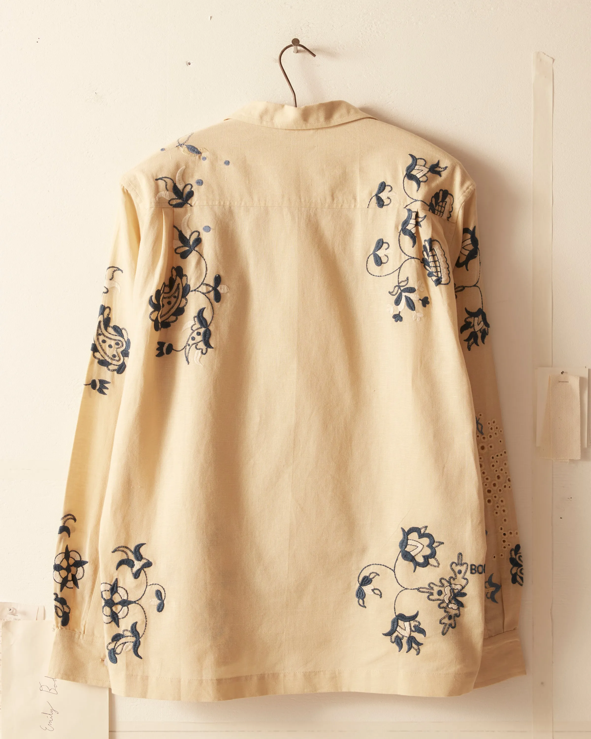 Mended Floral Long Sleeve Shirt sold by BODE product image thumbnail 3