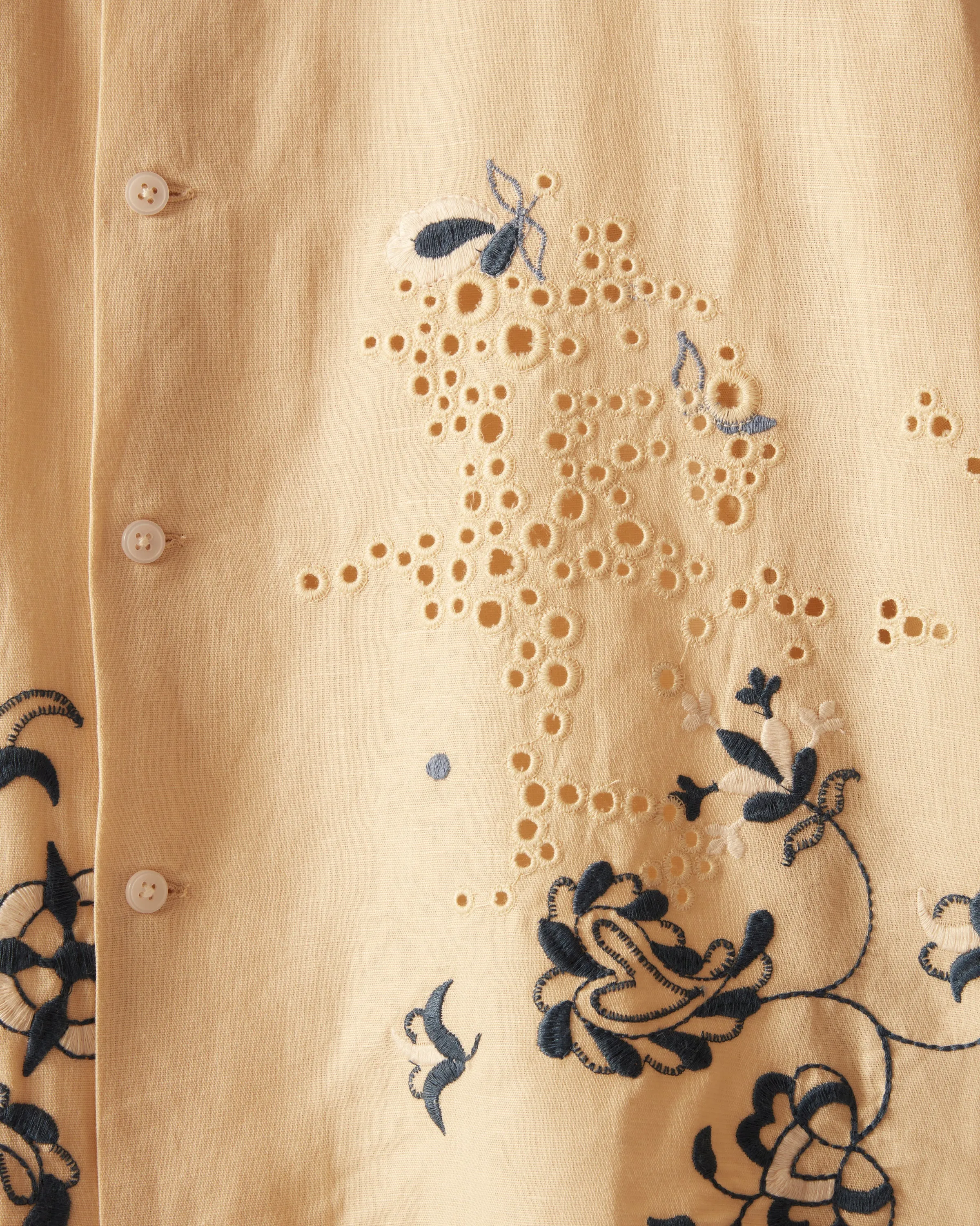 Mended Floral Long Sleeve Shirt sold by BODE product image thumbnail 2