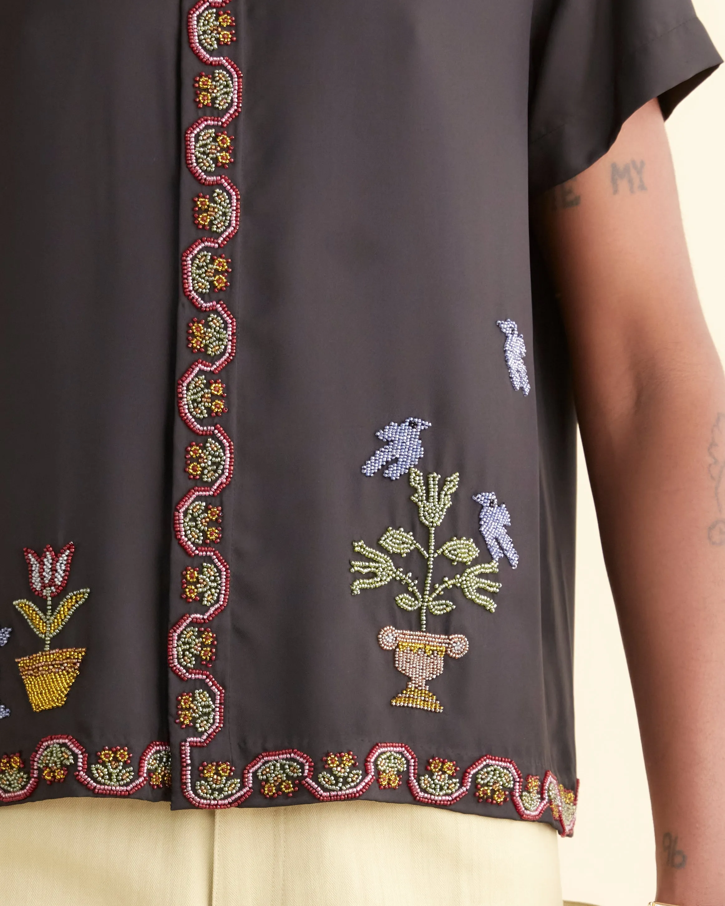 Garden Sampler Short Sleeve Shirt sold by BODE product image thumbnail 2