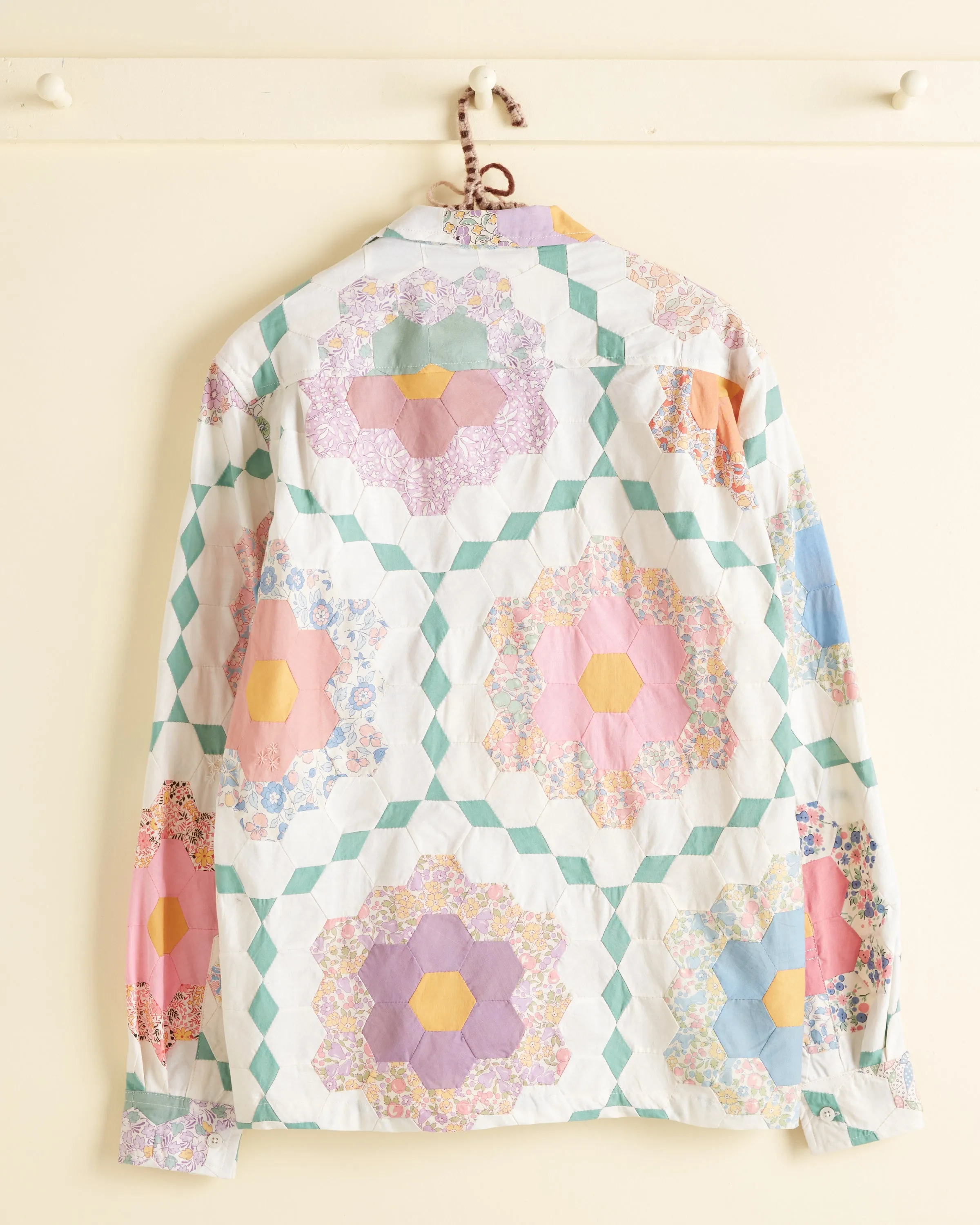 Honeycomb Carnation Long Sleeve Shirt - XS/S sold by BODE product image thumbnail 3