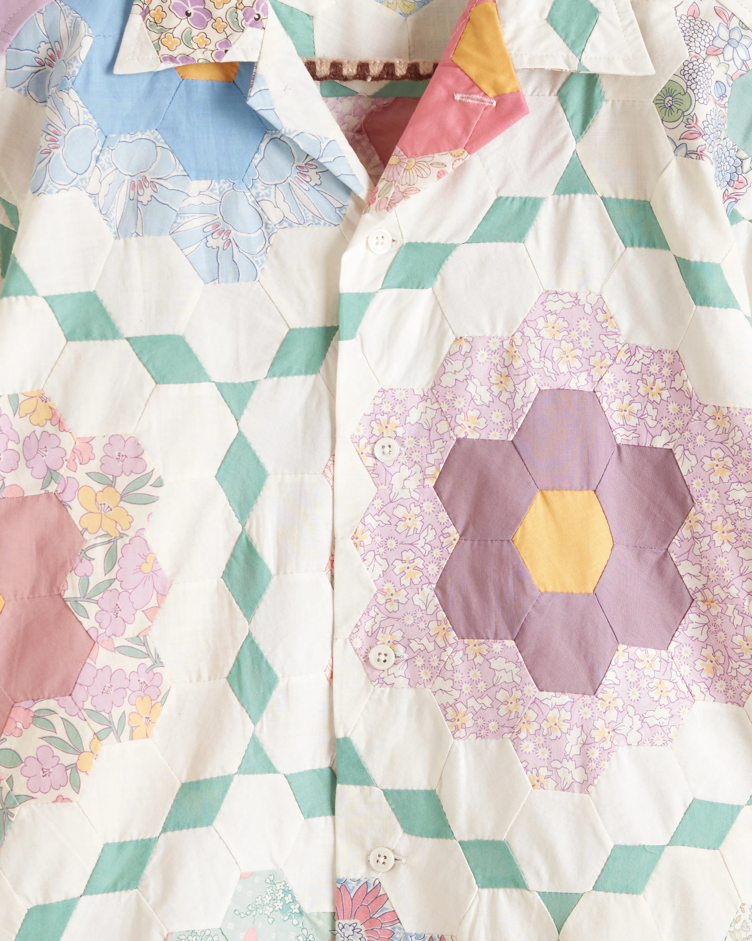 Honeycomb Carnation Long Sleeve Shirt - XS/S sold by BODE product image thumbnail 2