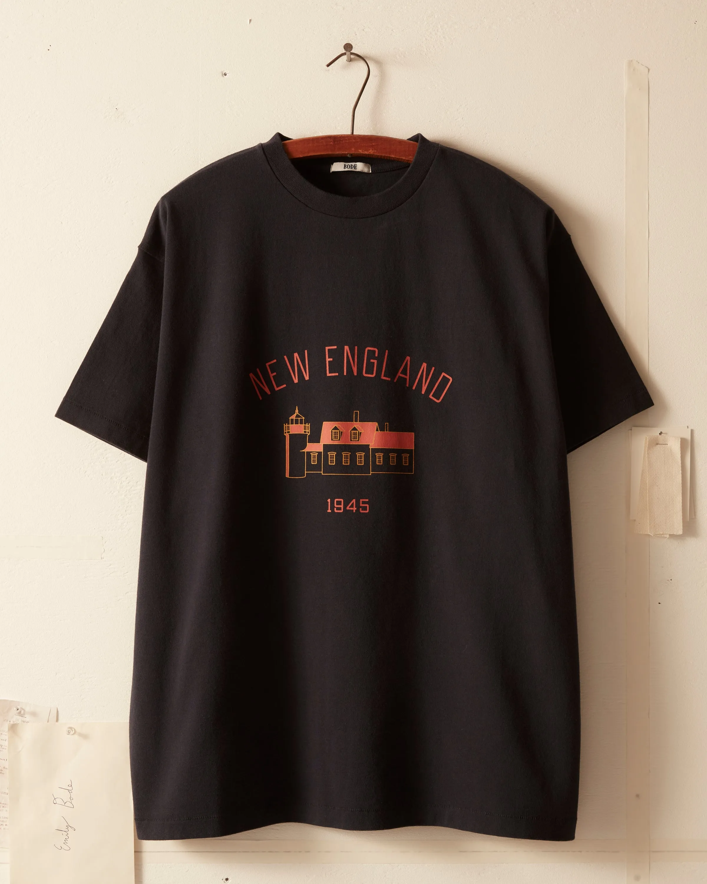 New England Tee - Midnight sold by BODE
