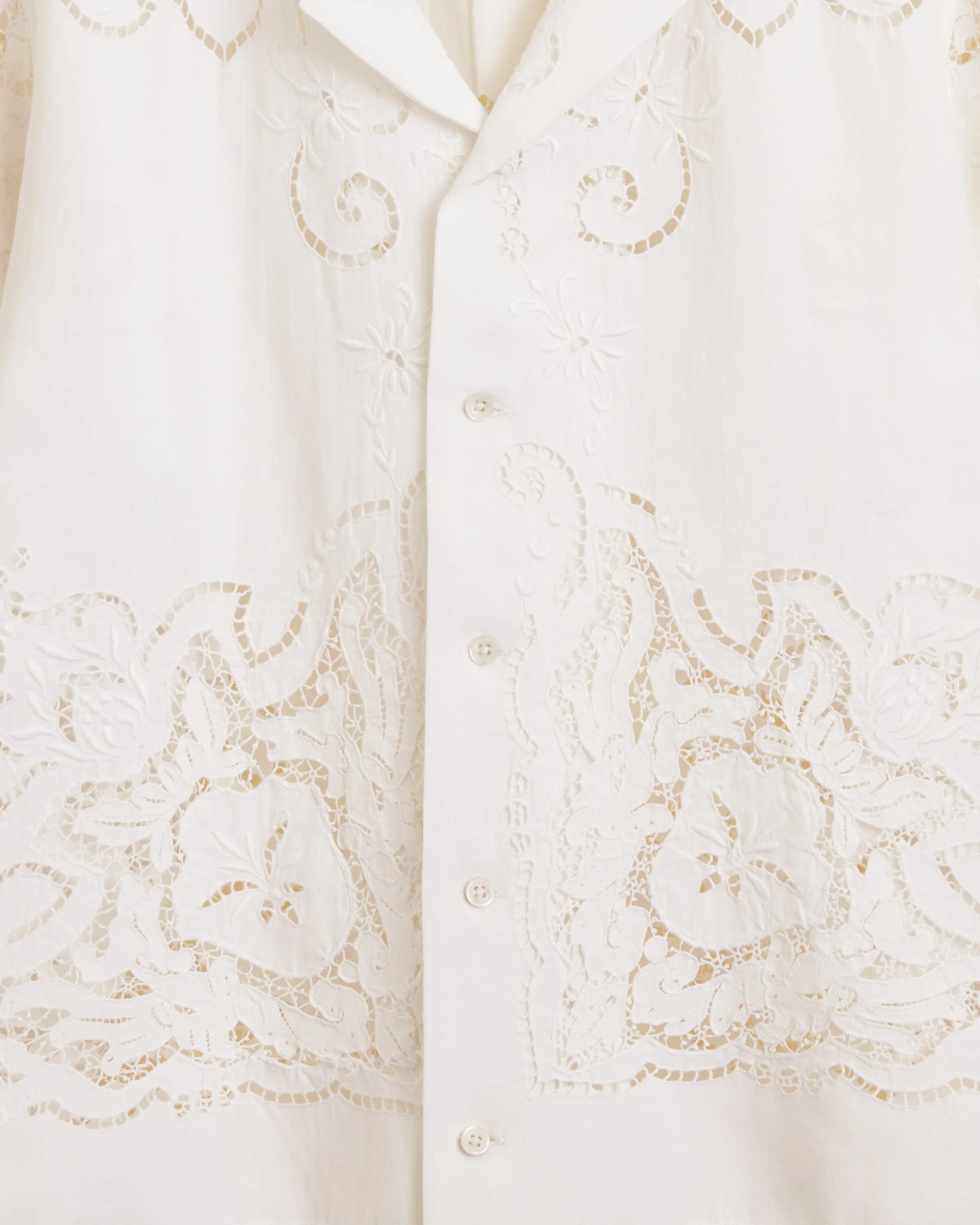 Cutwork Web Long Sleeve Shirt - M sold by BODE product image thumbnail 2