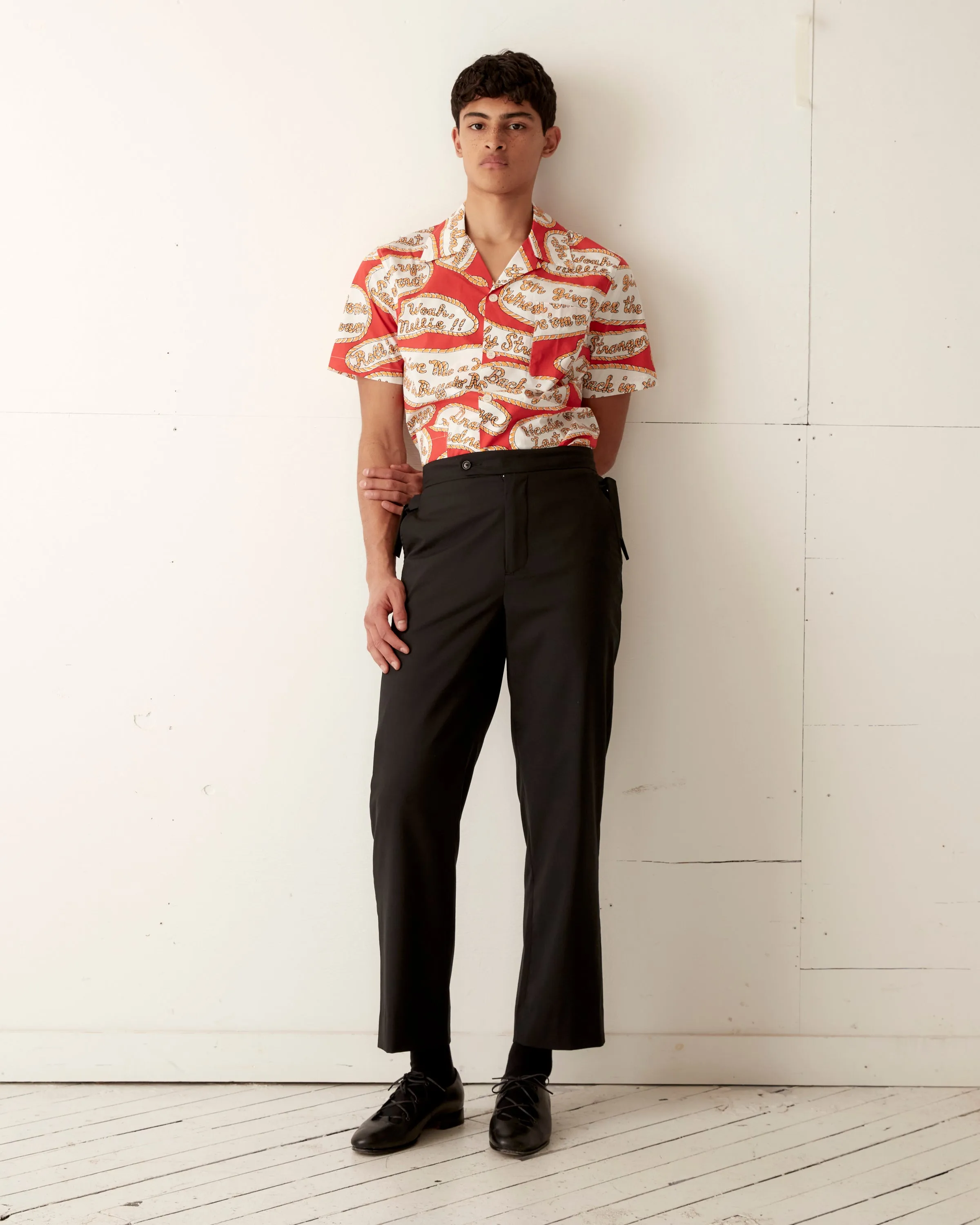 Rodeo Slogans Short Sleeve Shirt sold by BODE