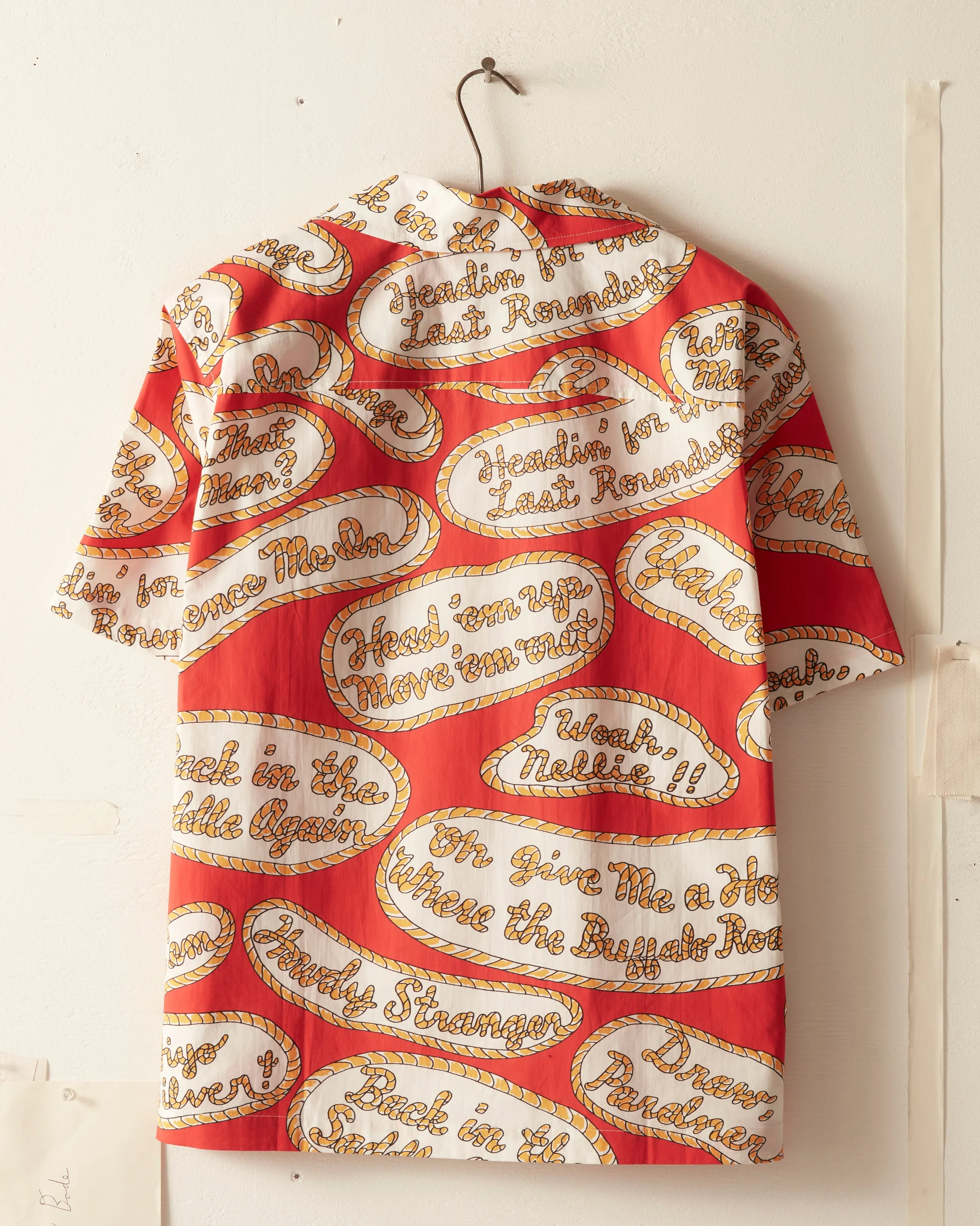 Rodeo Slogans Short Sleeve Shirt sold by BODE product image thumbnail 5