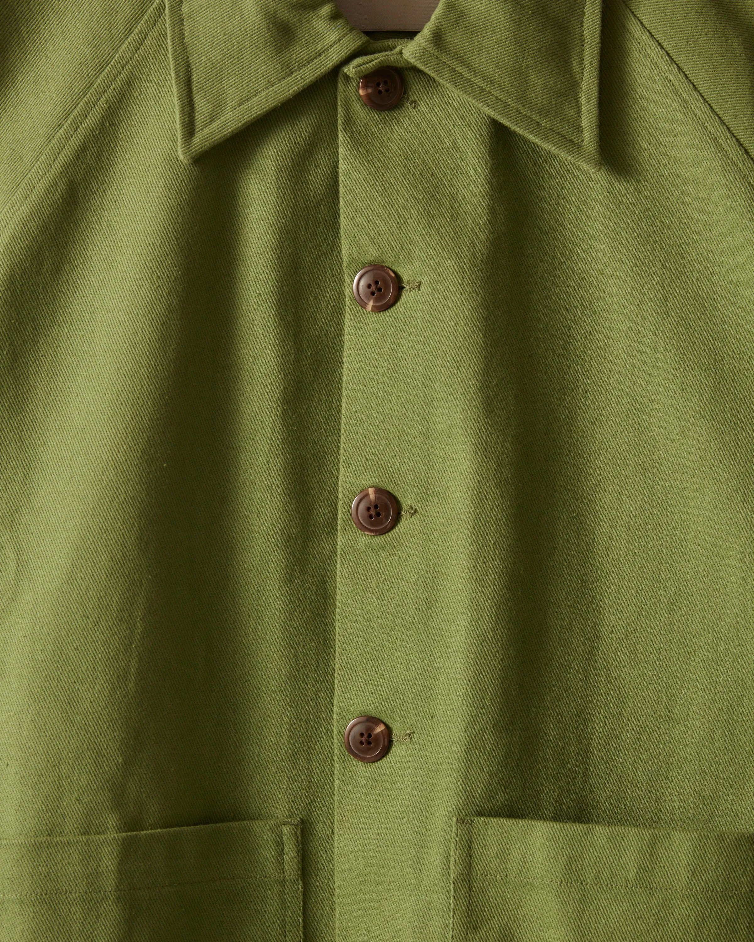 Twill Cropped Car Jacket - Ivy sold by BODE product image thumbnail 3