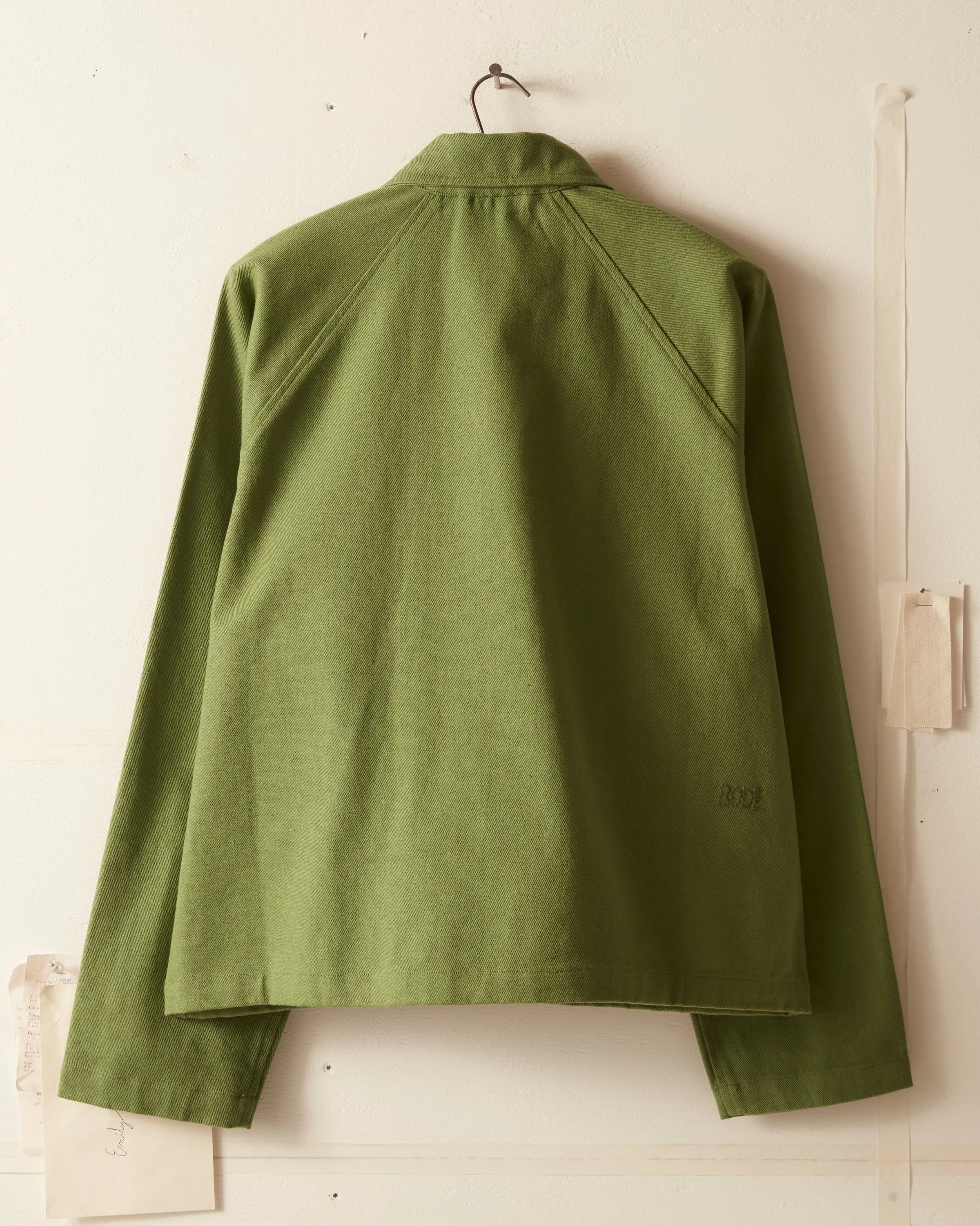Twill Cropped Car Jacket - Ivy sold by BODE product image thumbnail 5