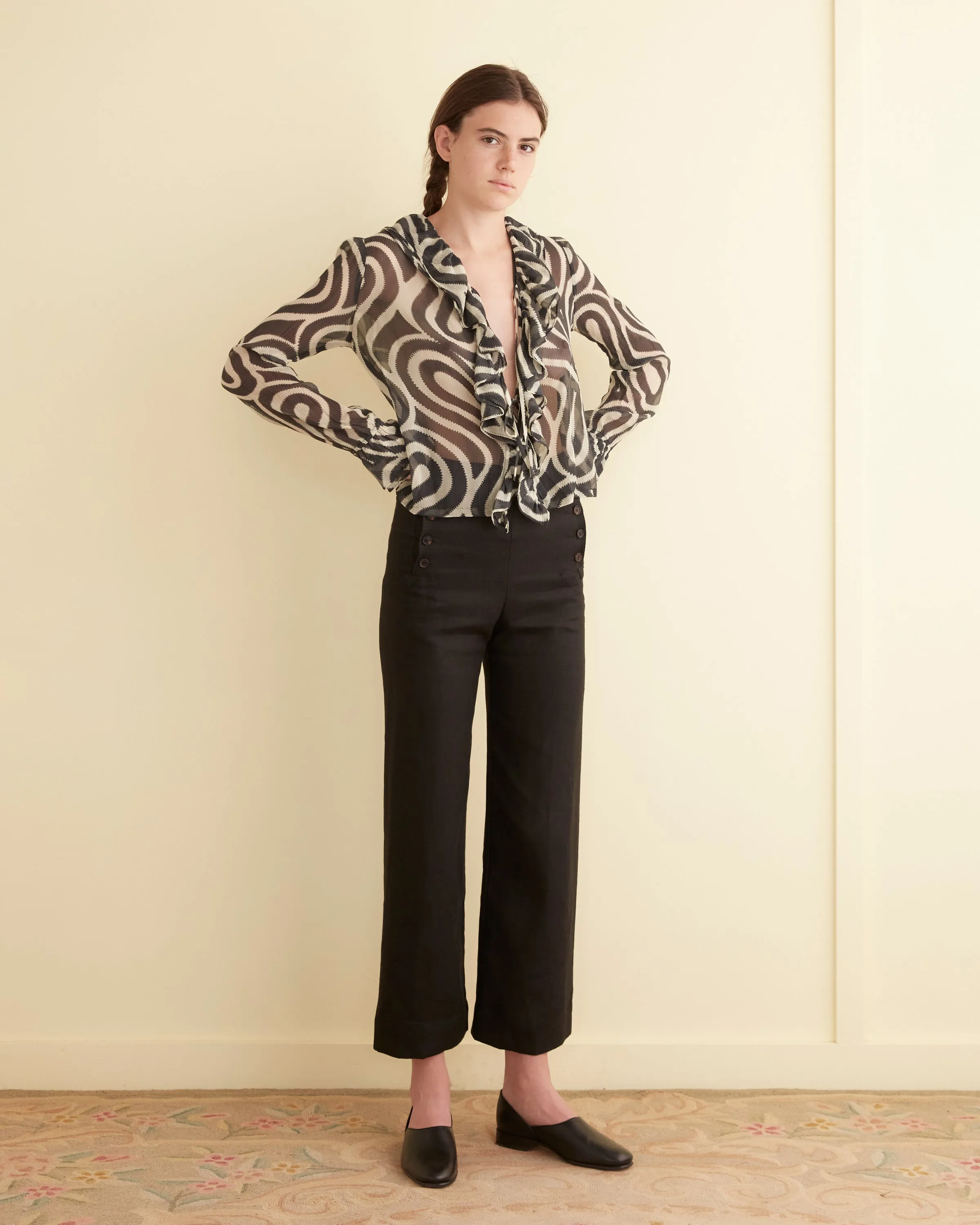 Comber Print Blouse sold by BODE