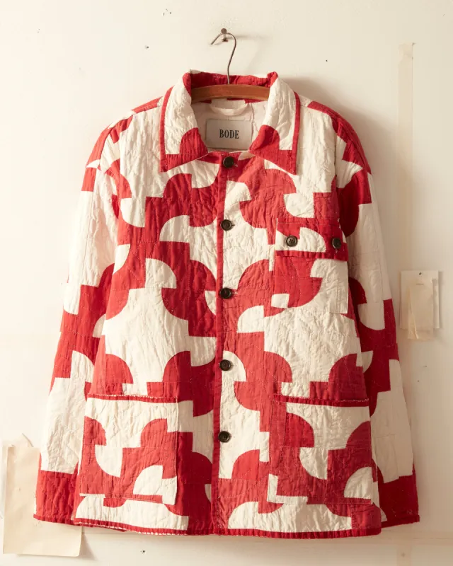 Drunkard's Path Quilt Jacket - L/XL sold by BODE