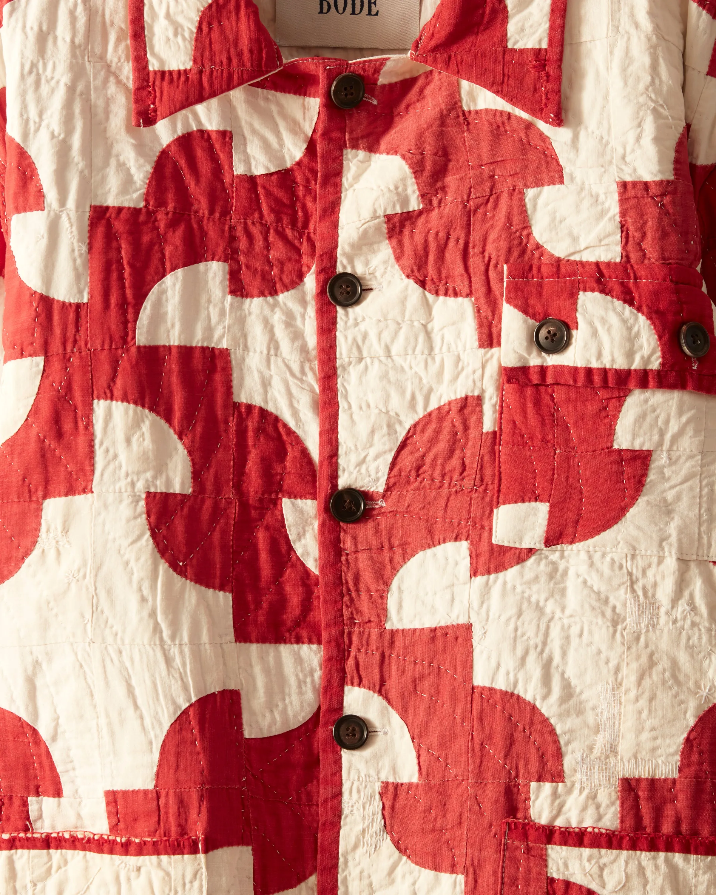 Drunkard's Path Quilt Jacket - L/XL sold by BODE product image thumbnail 2