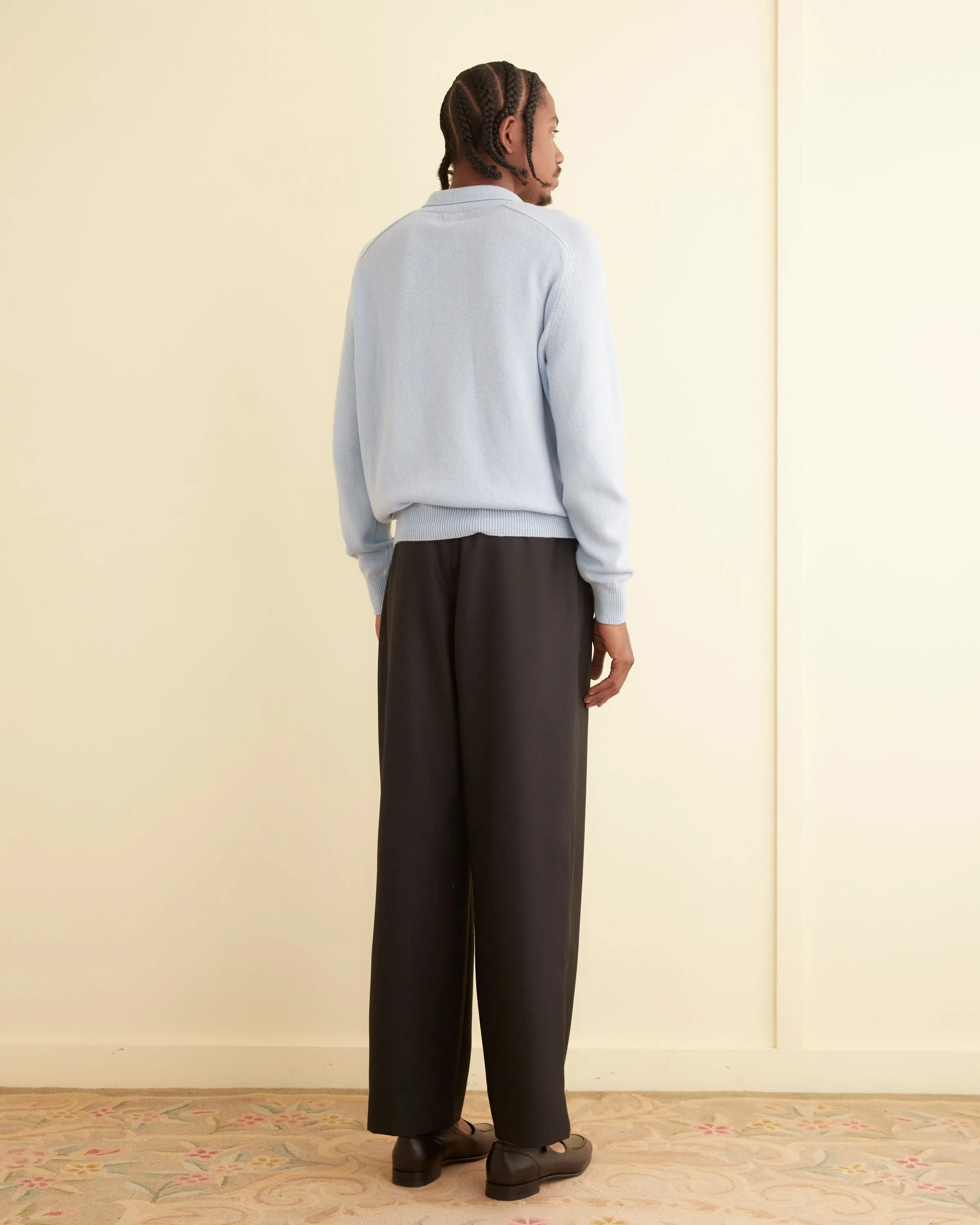 Cashmere Polo - Light Blue sold by BODE product image thumbnail 2