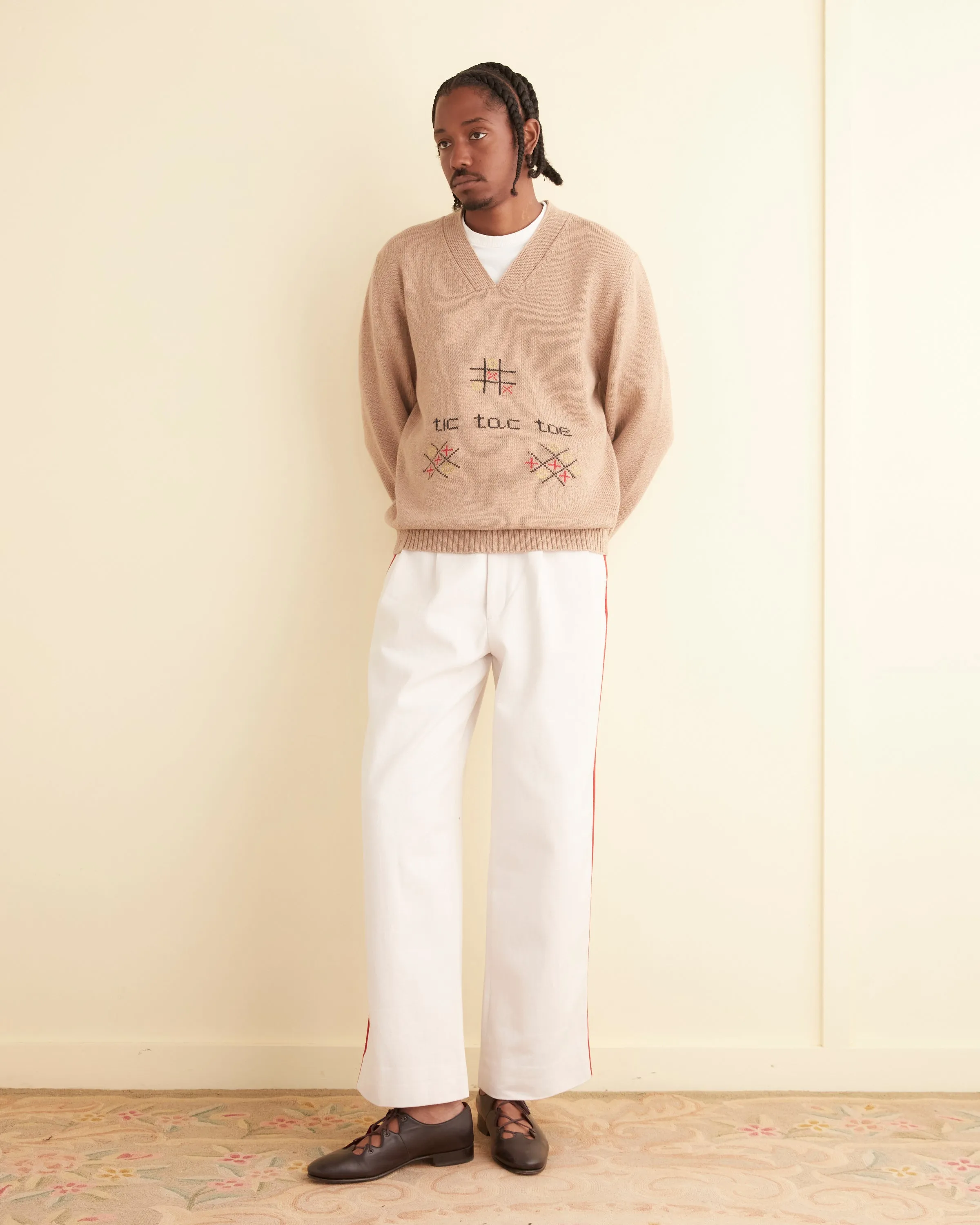 Tic Tac Toe Pullover sold by BODE